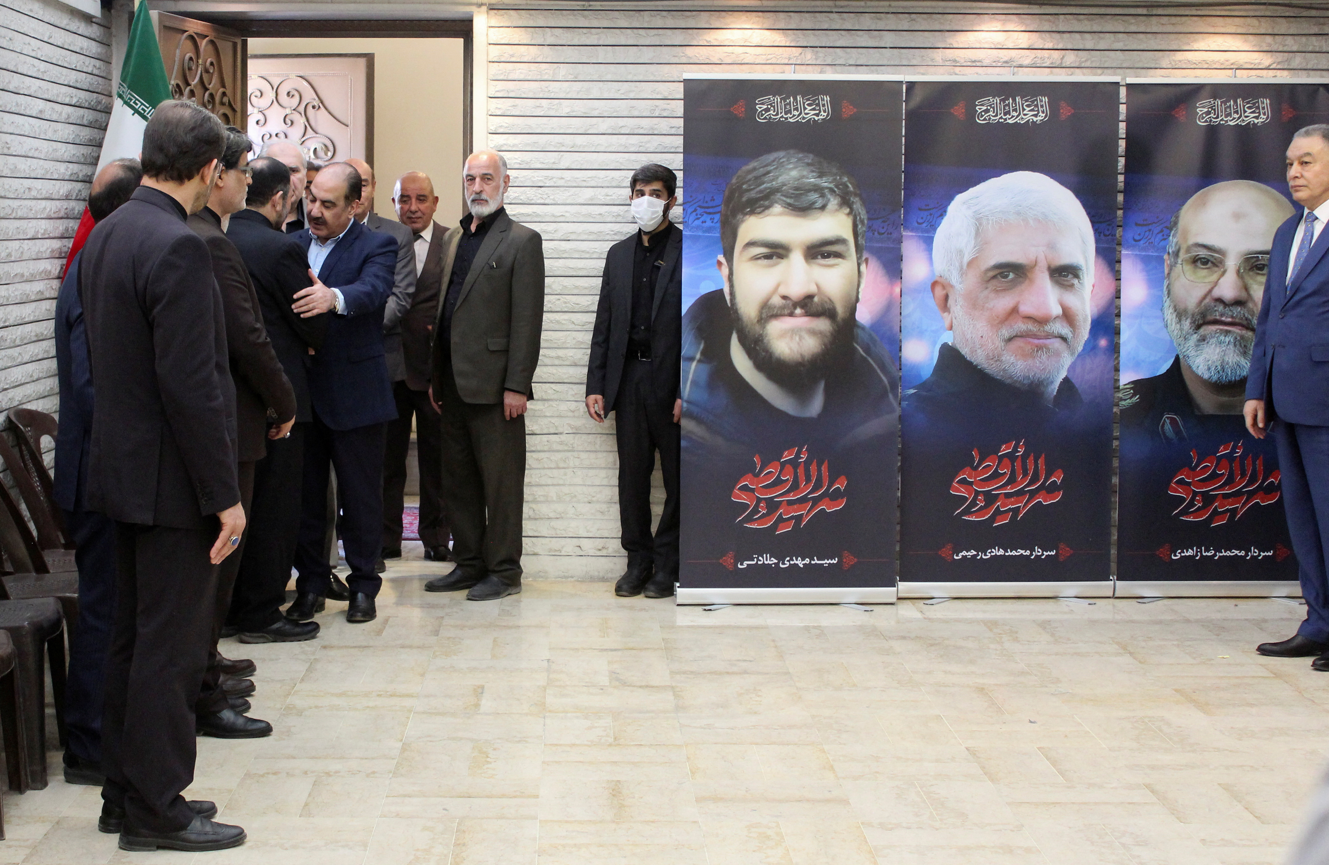 Officials pay condolences following suspected Israeli airstrike on Iranian embassy in Damascus
