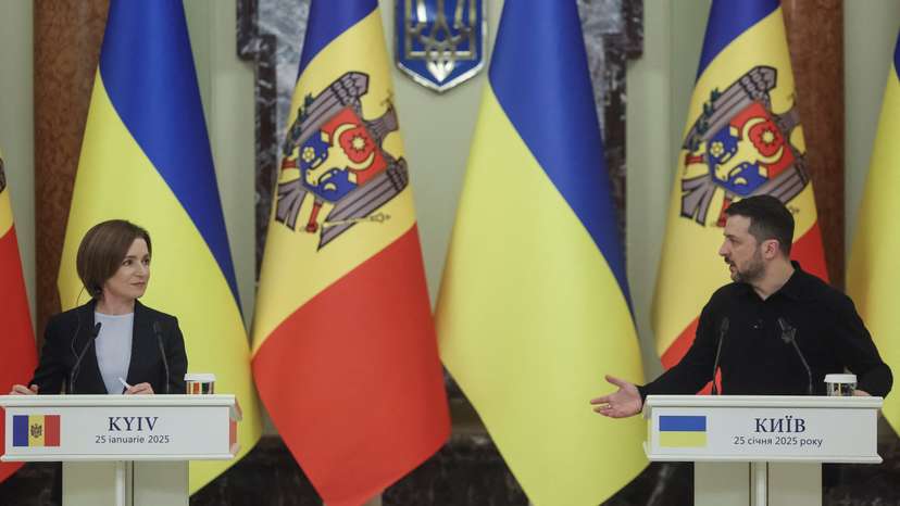 Moldova's President Sandu visits Kyiv