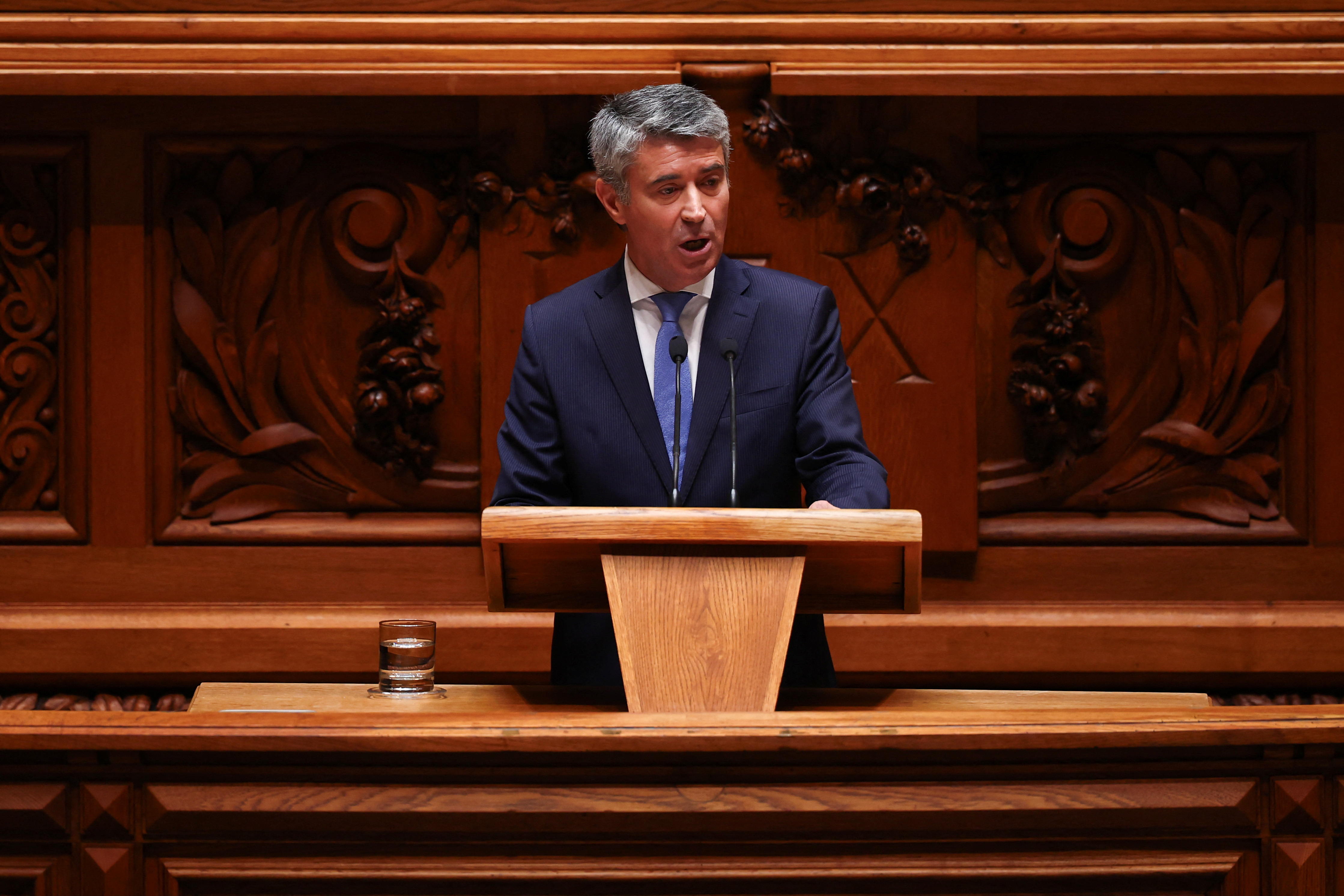 Debate on the new elected government program, at the parliament in Lisbon
