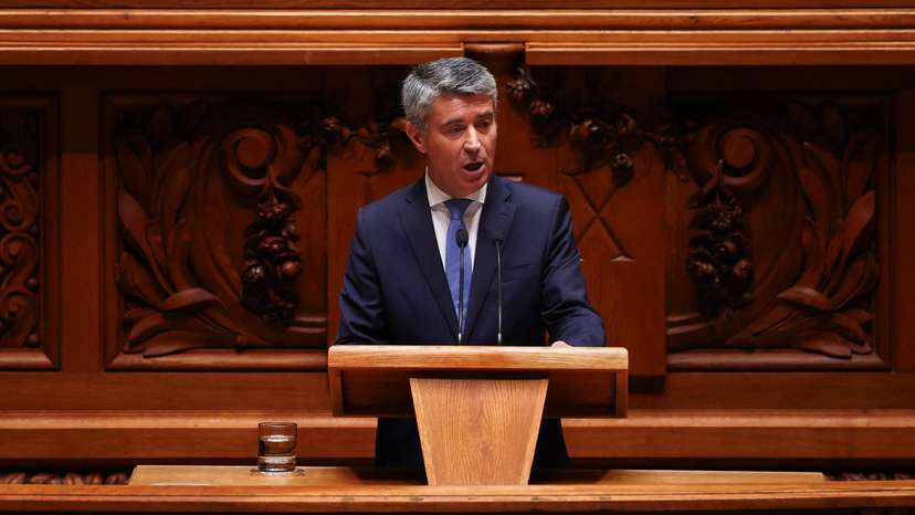 Debate on the new elected government program, at the parliament in Lisbon