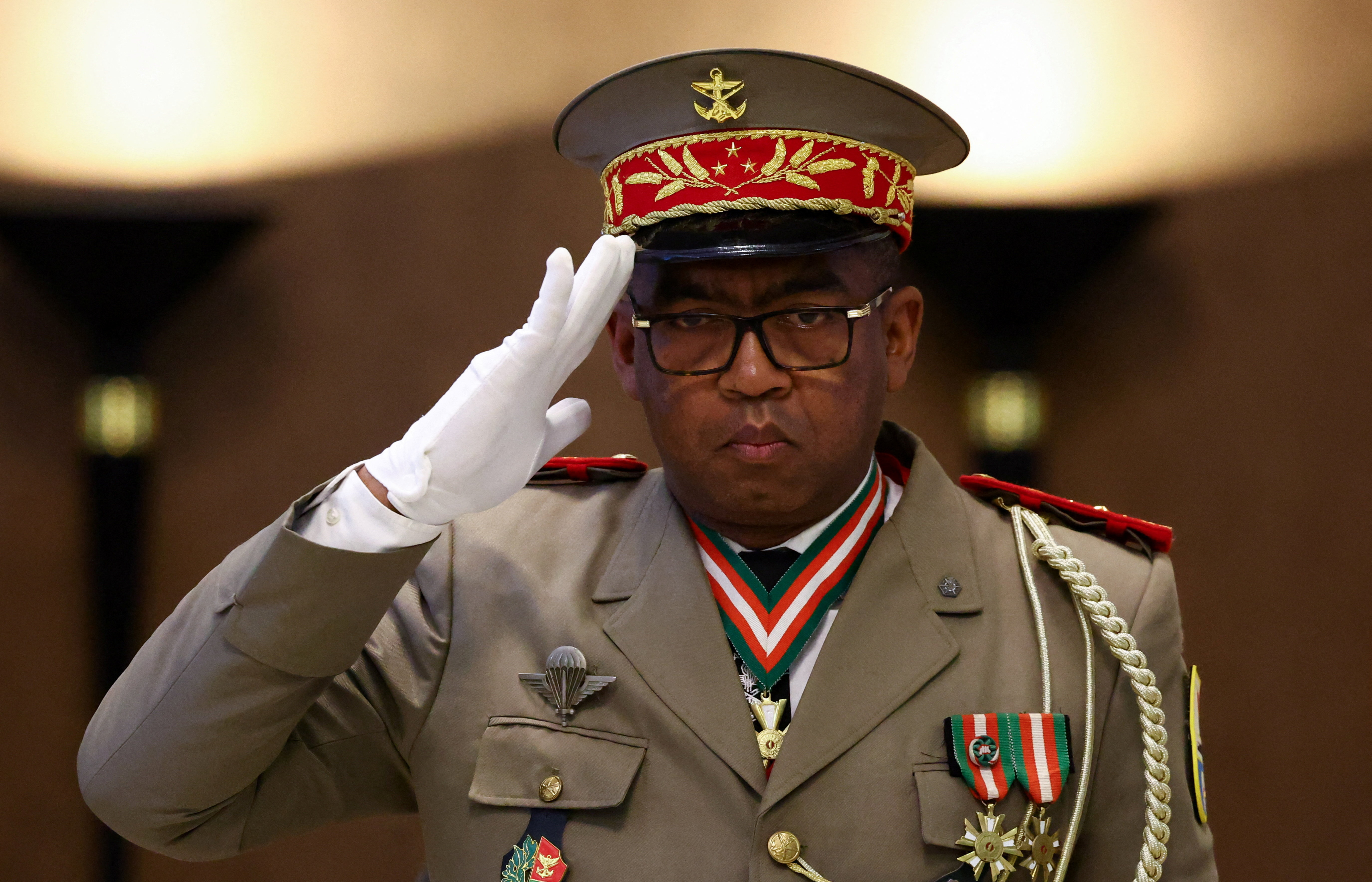 Madagascar's President Rajoelina names military general Zafisambo as new Prime Minister, in Antananarivo