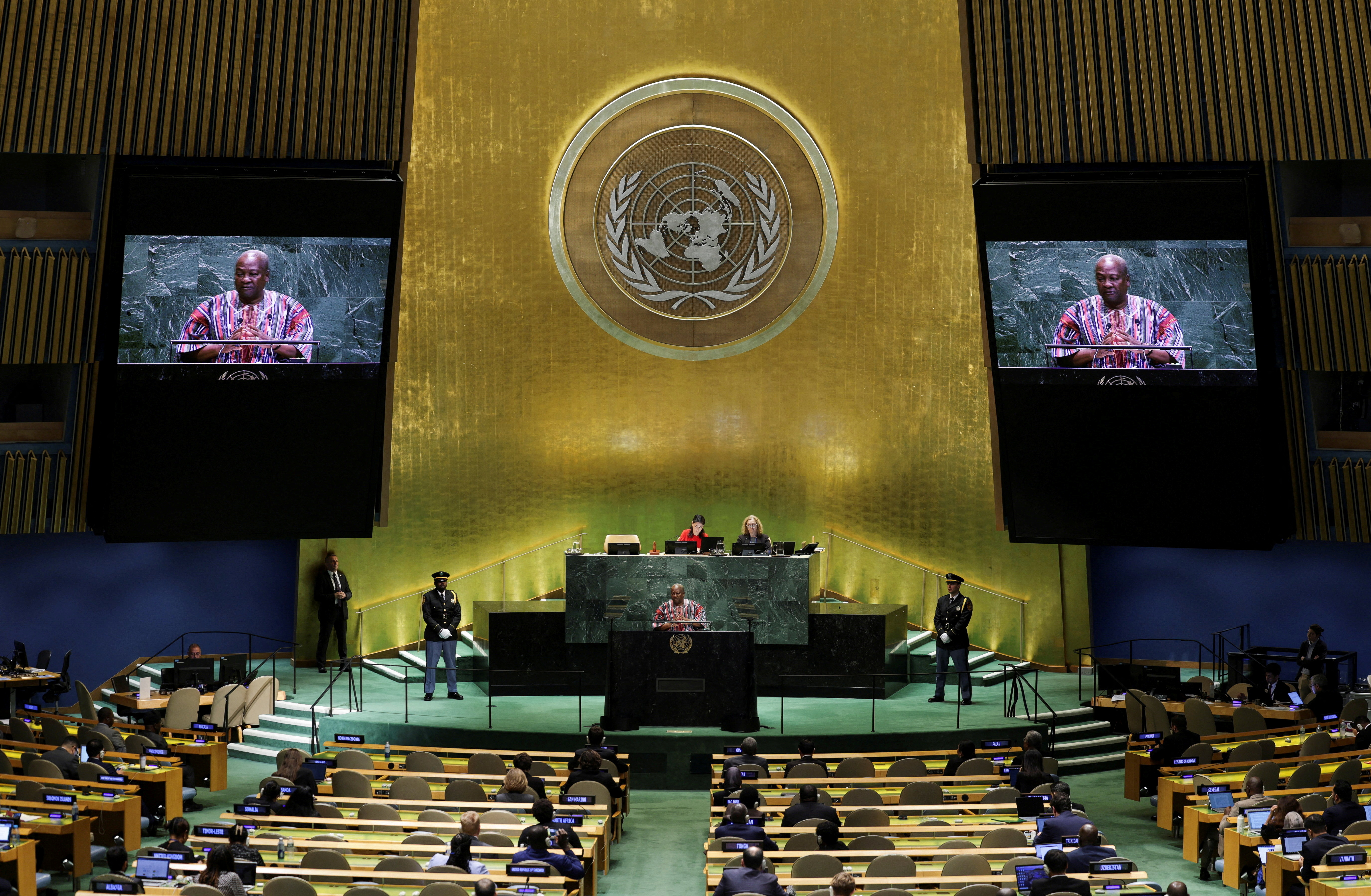 FILE PHOTO: 80th United Nations General Assembly at U.N. headquarters in New York