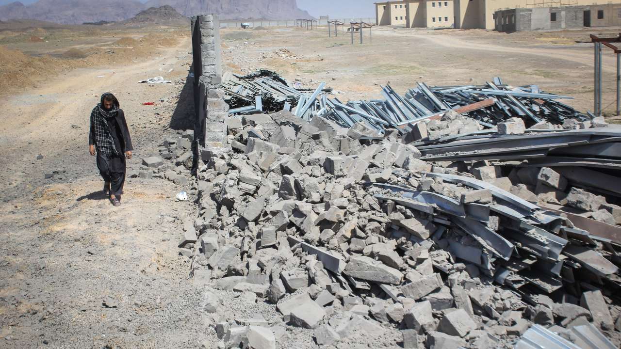 Aftermath of airstrikes amid Afghanistan-Pakistan conflict, in Kandahar