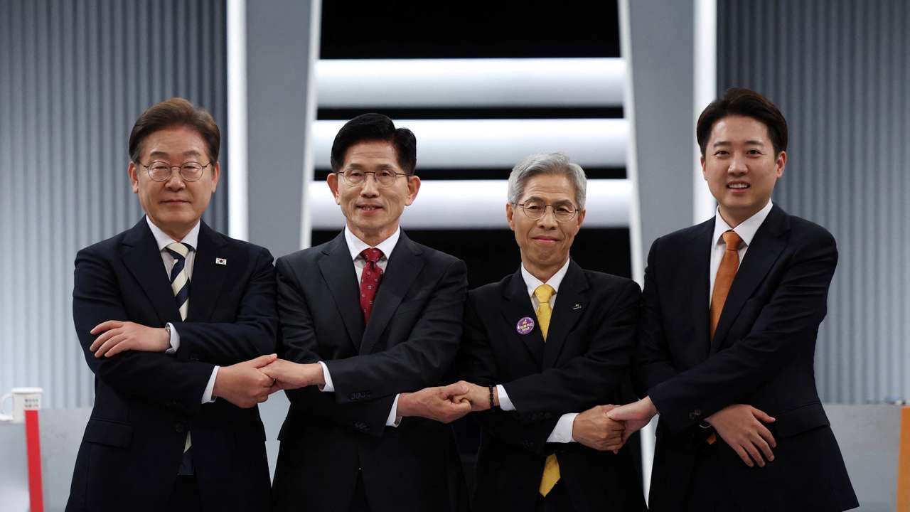 South Korea presidential debate on demographics, climate change