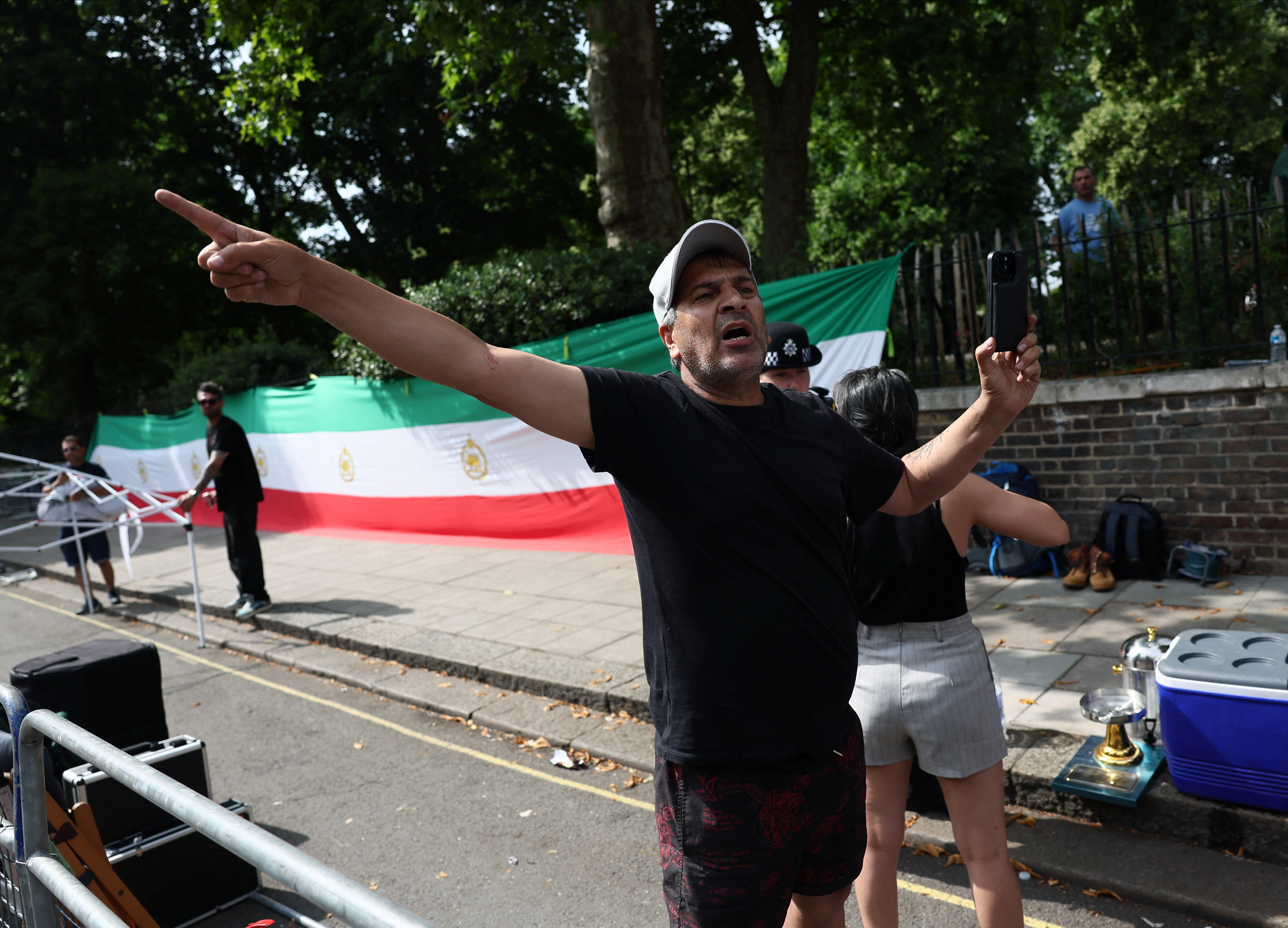UK police arrest six on suspicion of assault near Iran's London embassy