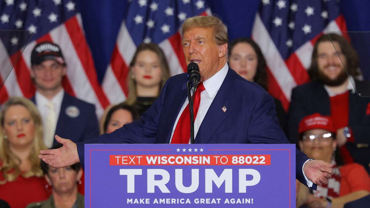 Republican presidential candidate and former U.S. President Donald Trump's campaign rally in Green Bay