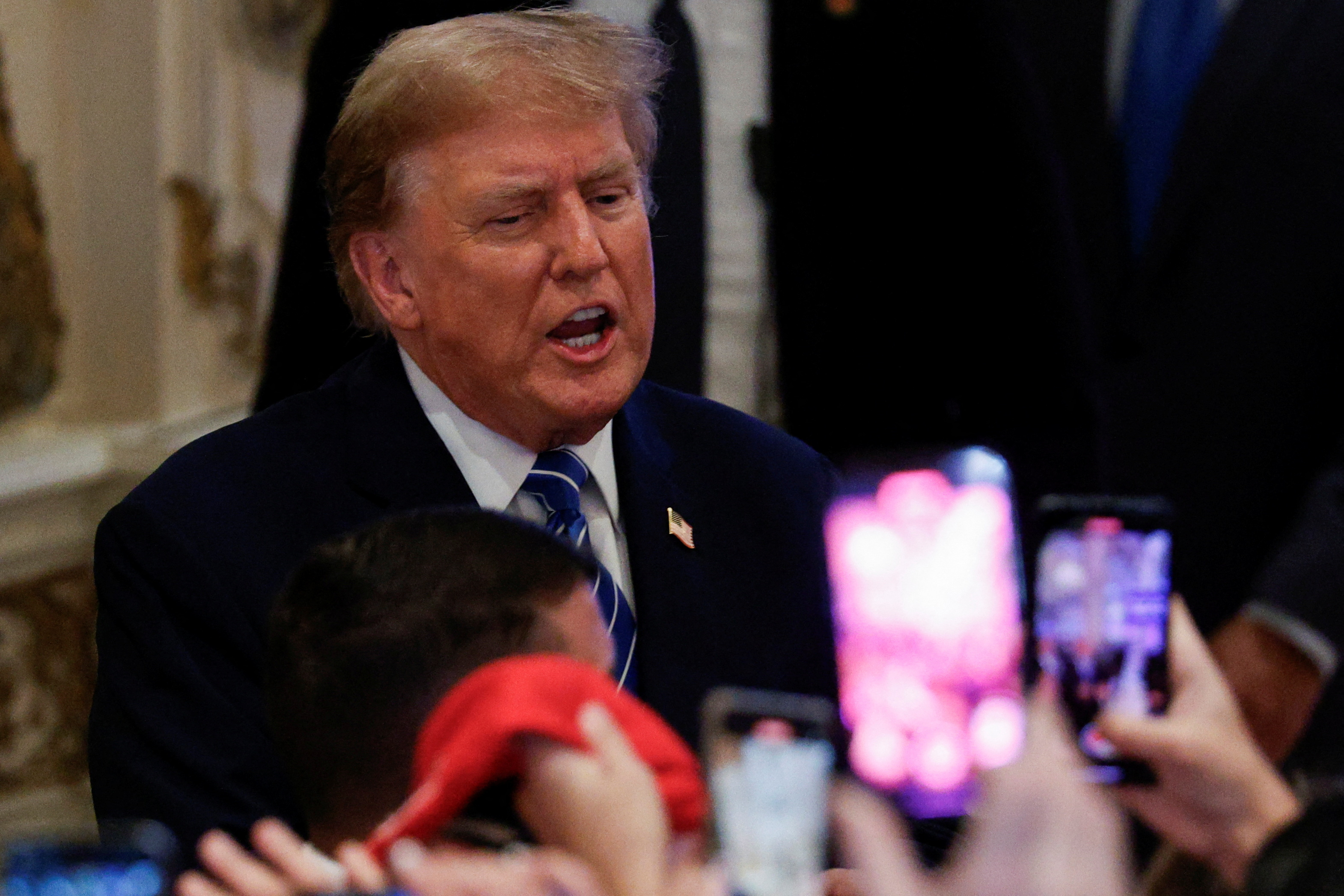 Former U.S. President Trump holds a watch party event to mark the Super Tuesday primary elections at his Mar-a-Lago property