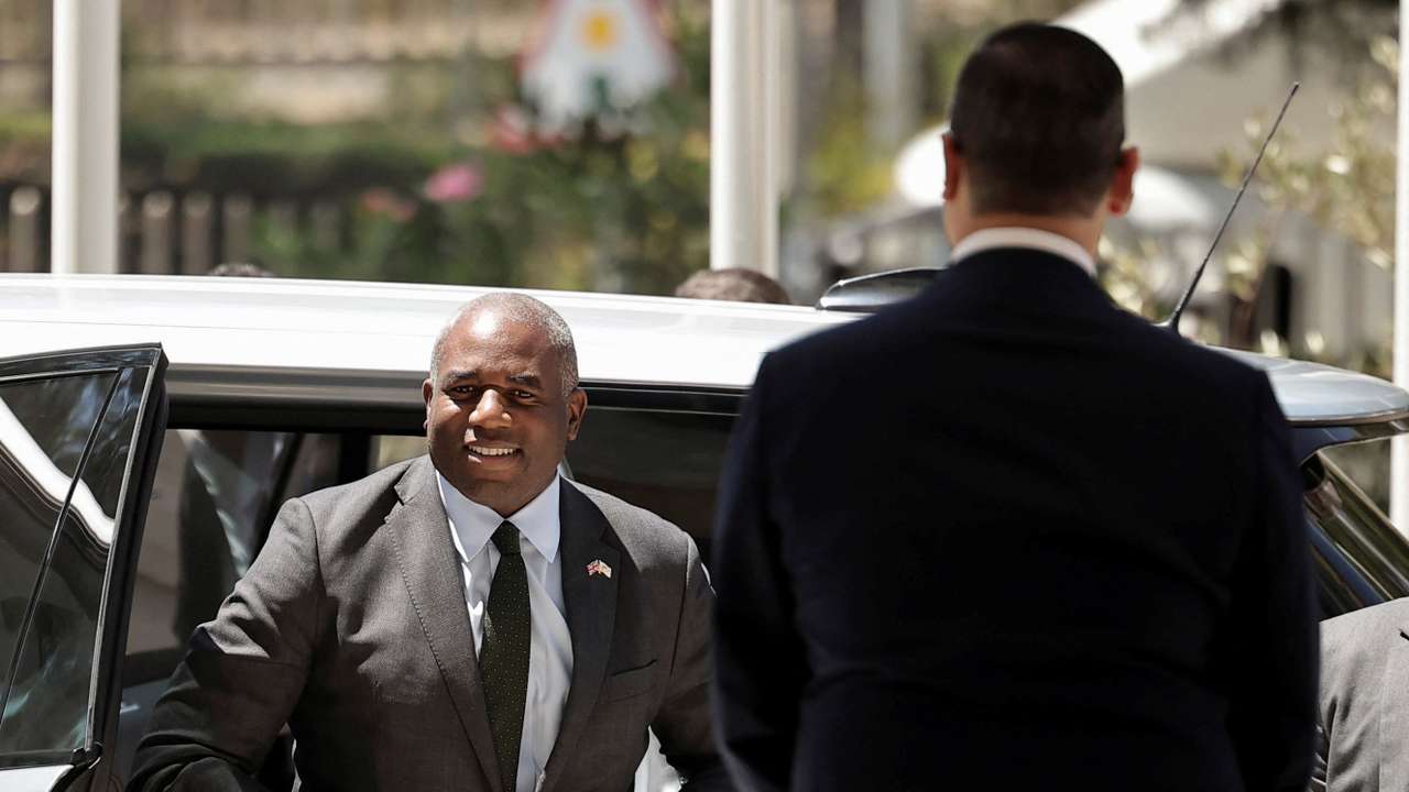 British Foreign Secretary David Lammy visits Cyprus