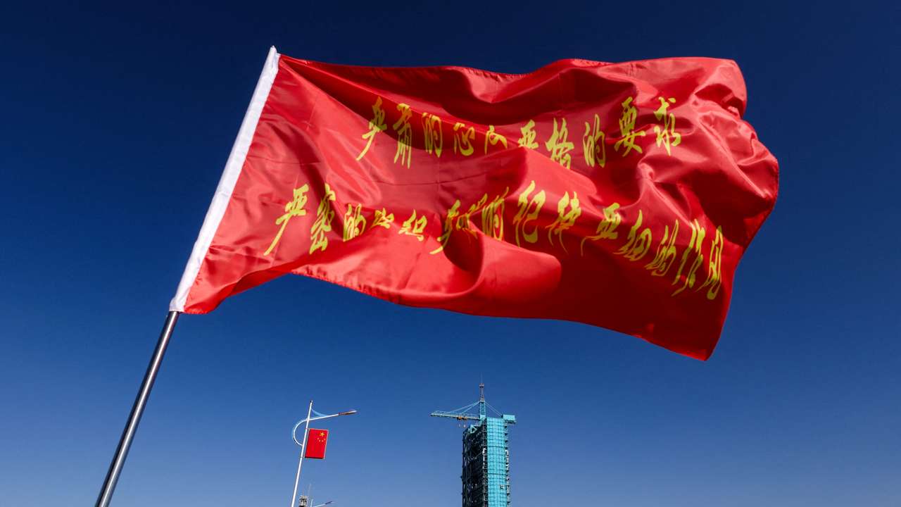 FILE PHOTO: Launch pad before the Shenzhou-21 spaceflight mission at Jiuquan Satellite Launch Center