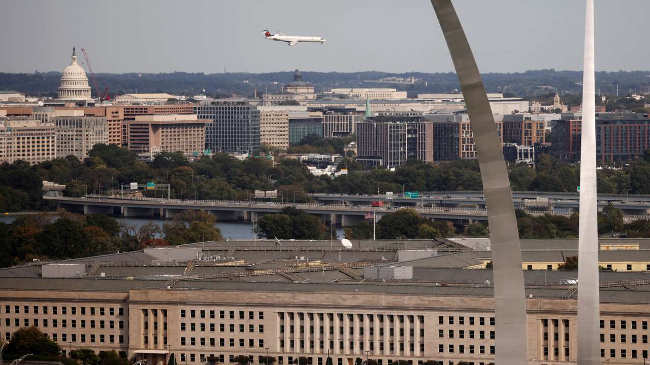 The Pentagon building is seen in Arlington, Virginia, U.S.