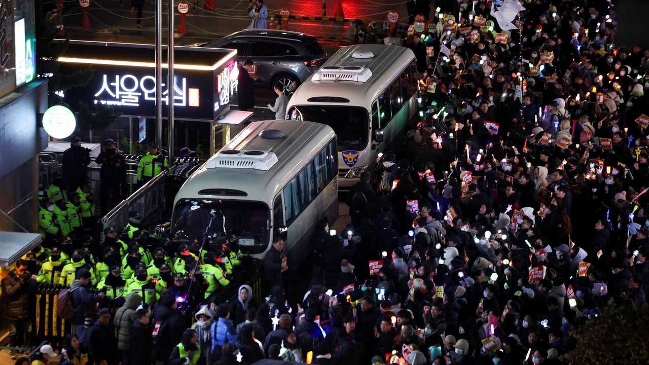 Protesters attend a rally calling for the impeachment of South Korean President Yoon Suk Yeol, in Seoul