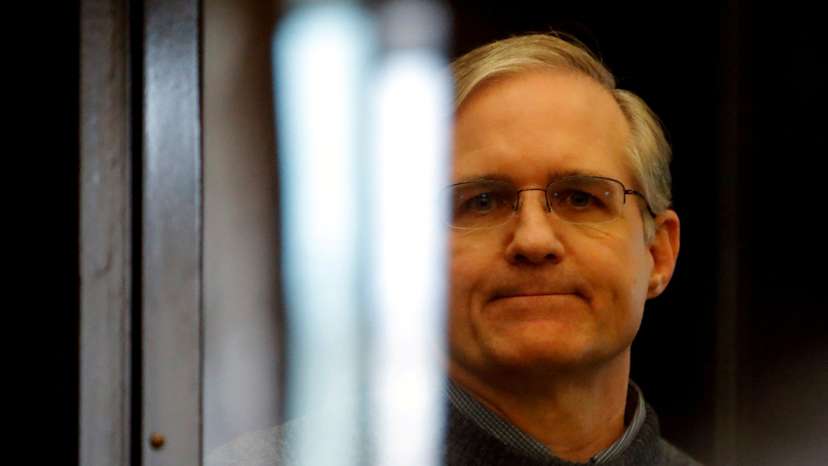 FILE PHOTO: Verdict hearing of former U.S. Marine Paul Whelan, who was detained and accused of espionage, in Moscow