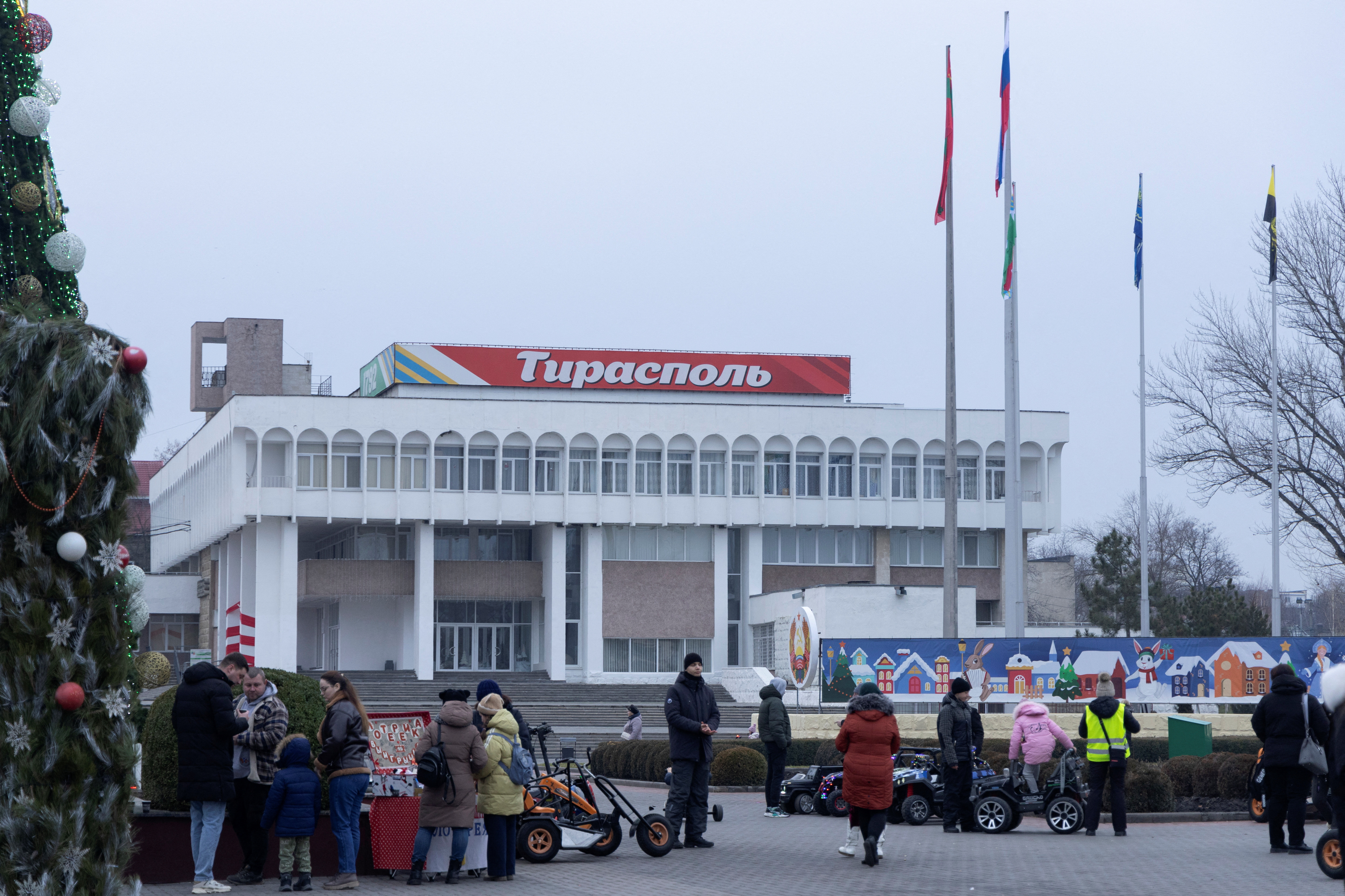 City views of Tiraspol in Moldova's breakaway region of Transdniestria