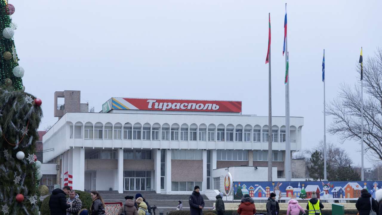 City views of Tiraspol in Moldova's breakaway region of Transdniestria