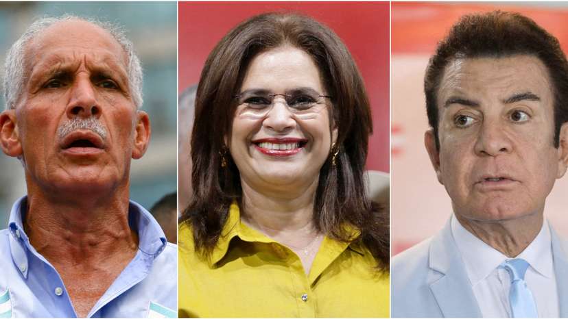 FILE PHOTO: Honduran presidential candidates ahead of the November 30 general election