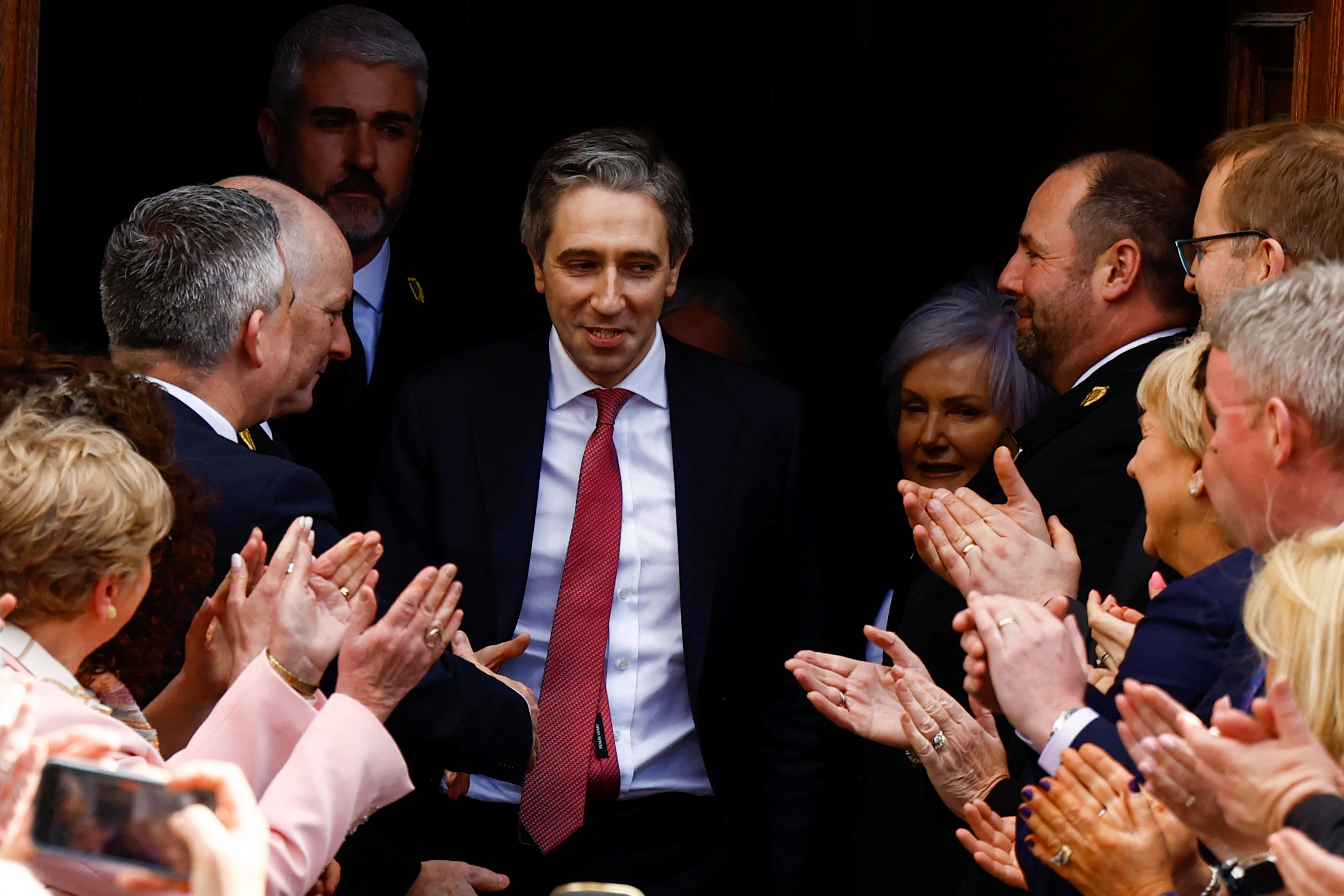 Simon Harris becomes Taoiseach (Prime Minister) of Ireland, in Dublin