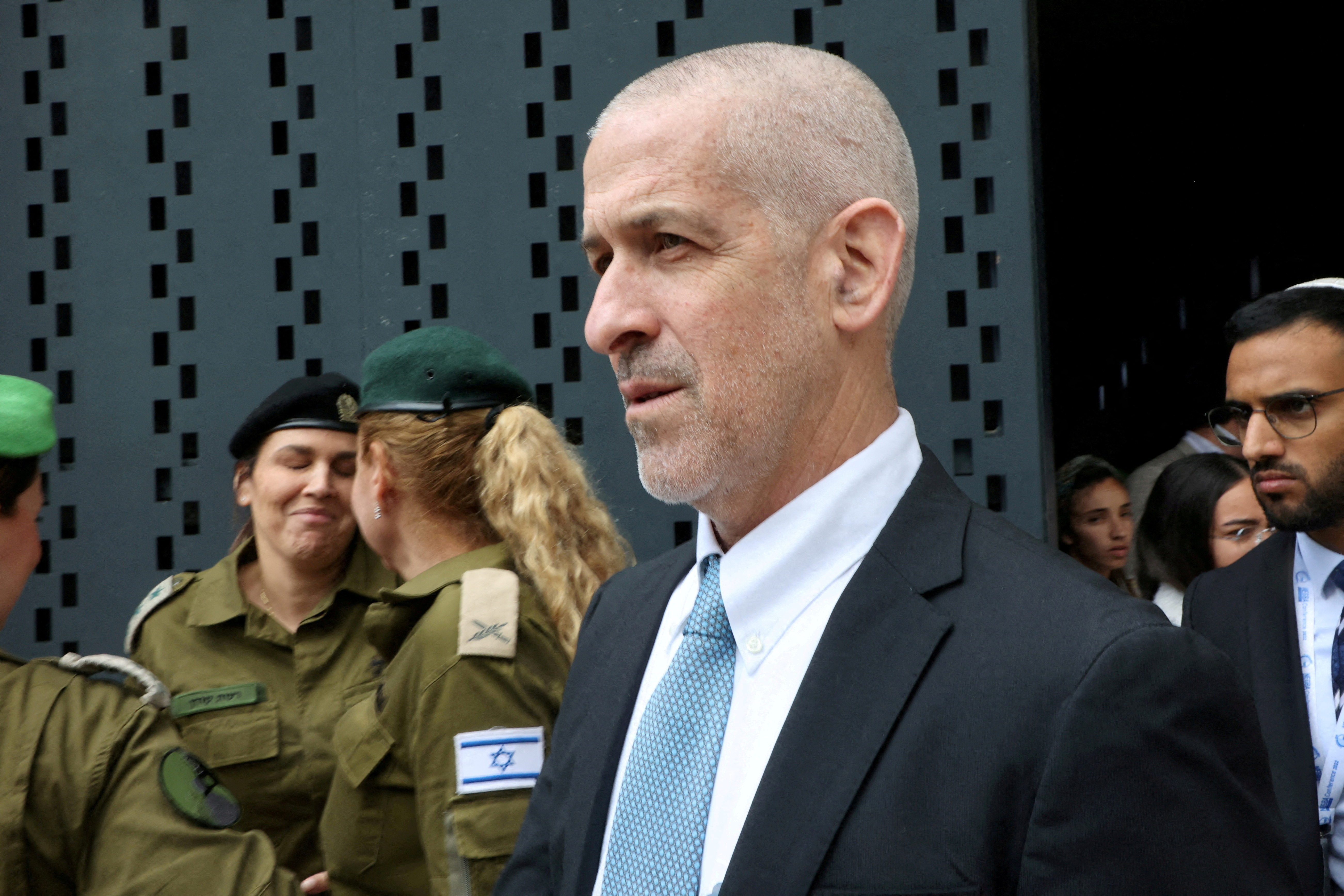 FILE PHOTO: Ronen Bar is seen at a ceremony in Jerusalem