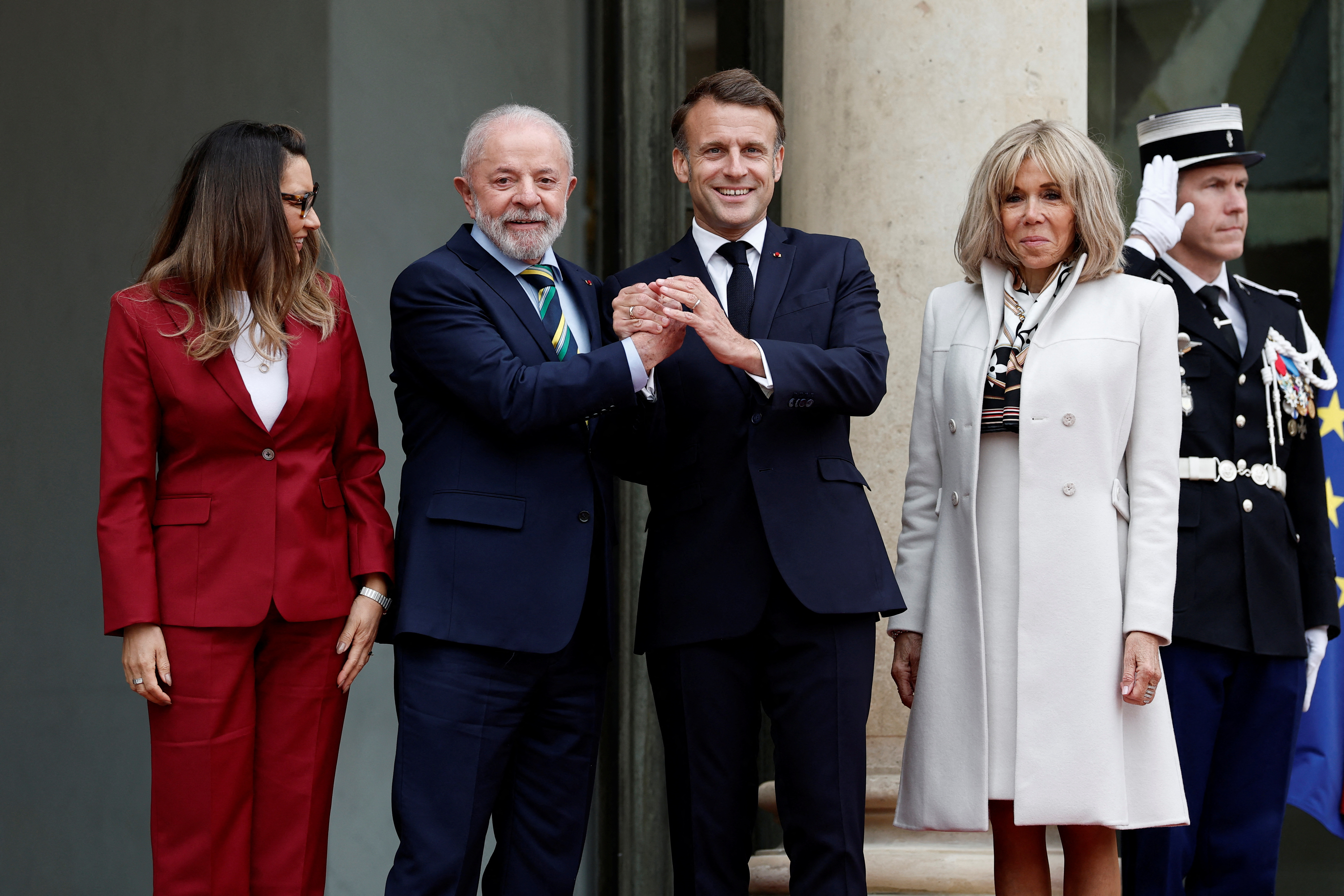 Brazilian President Lula on state visit to France