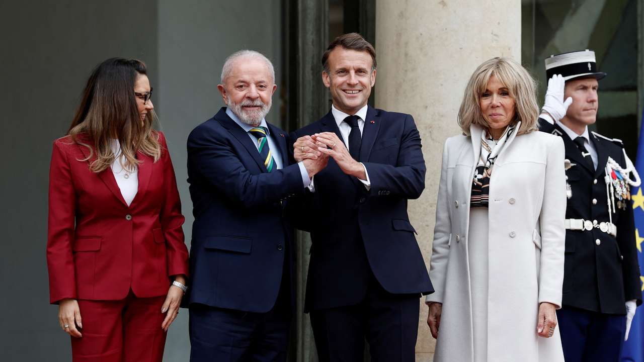 Brazilian President Lula on state visit to France