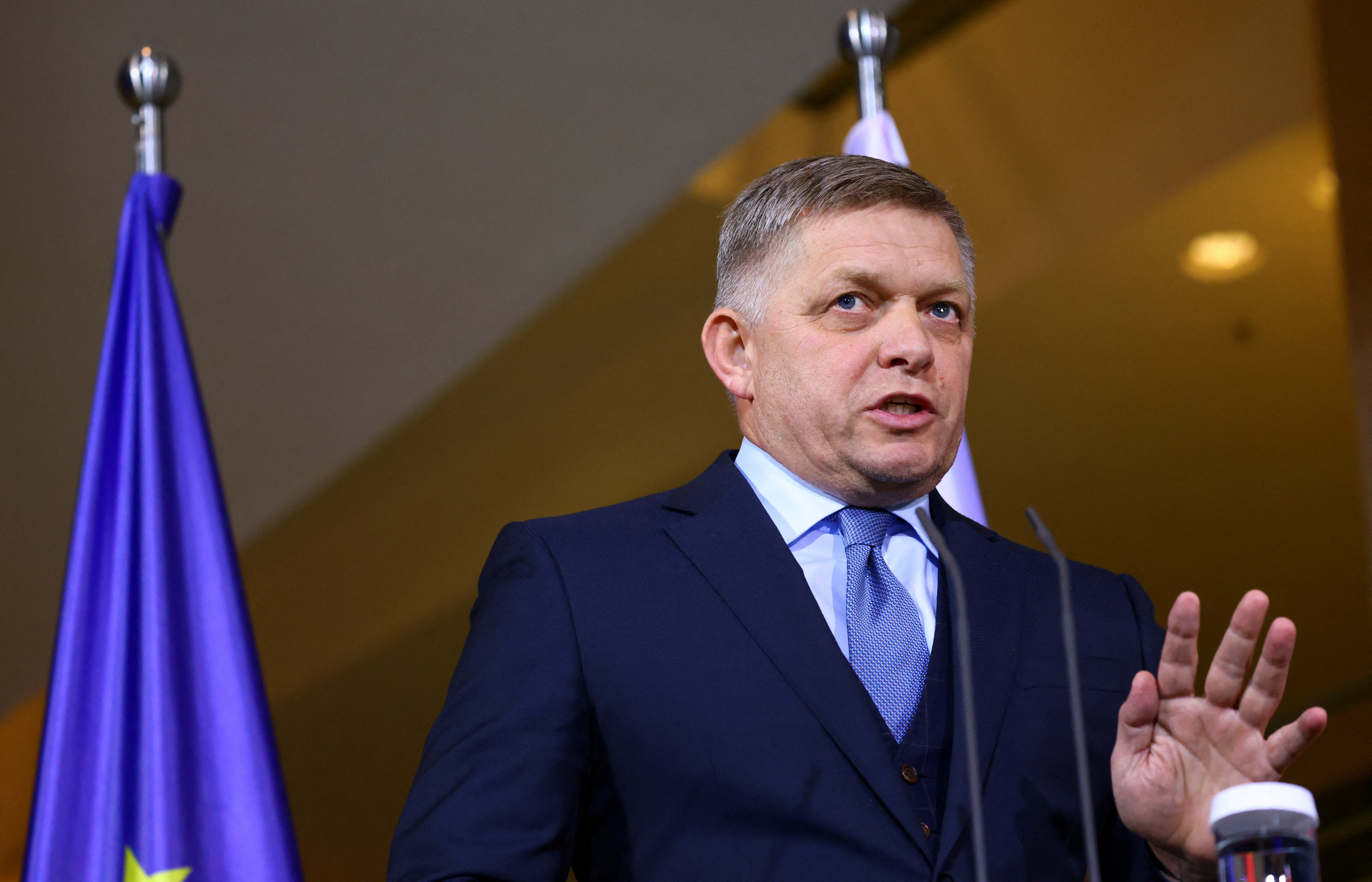 Slovak PM Robert Fico visits Berlin