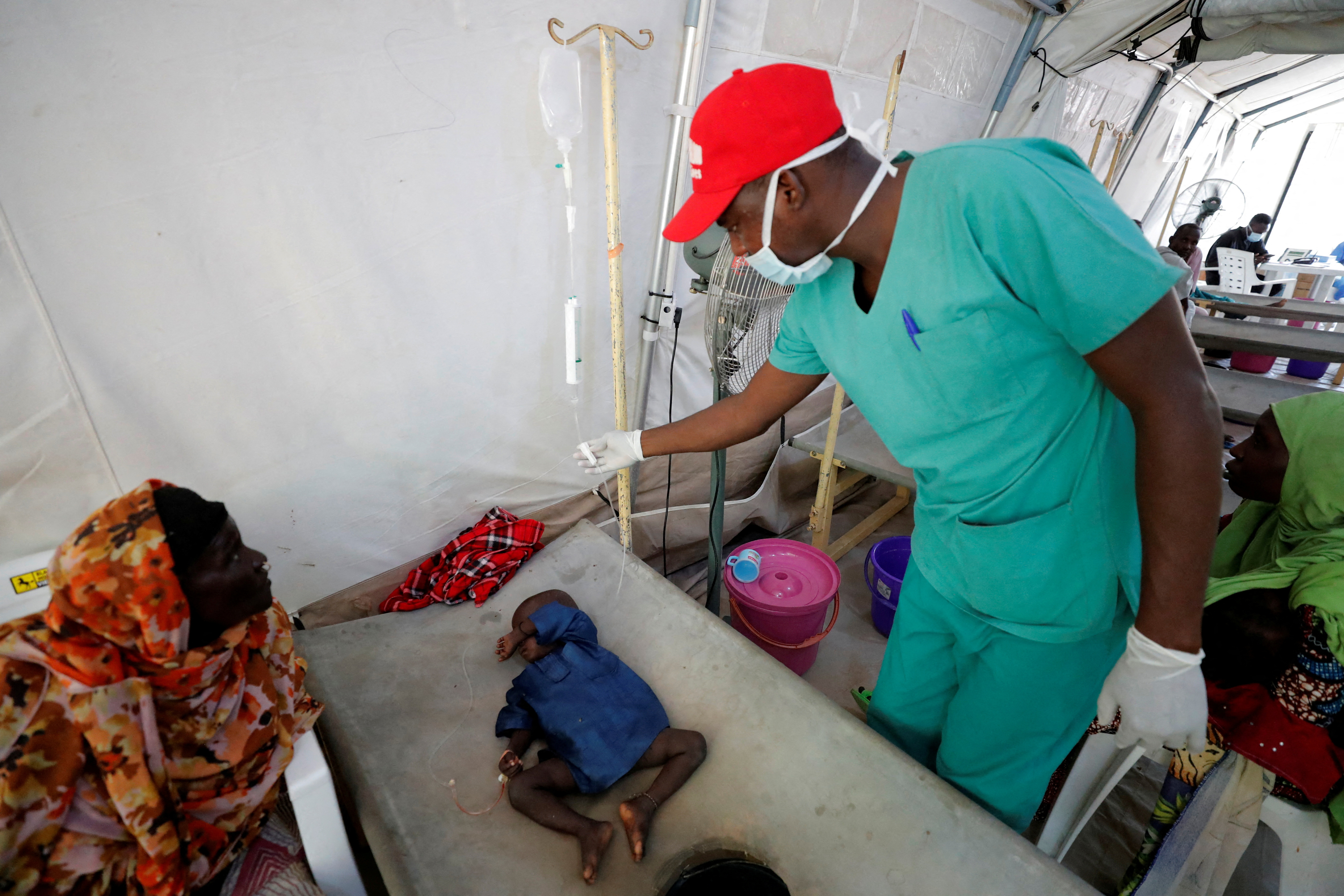FILE PHOTO: Cholera outbreak hits children, displaced in northeast Nigeria