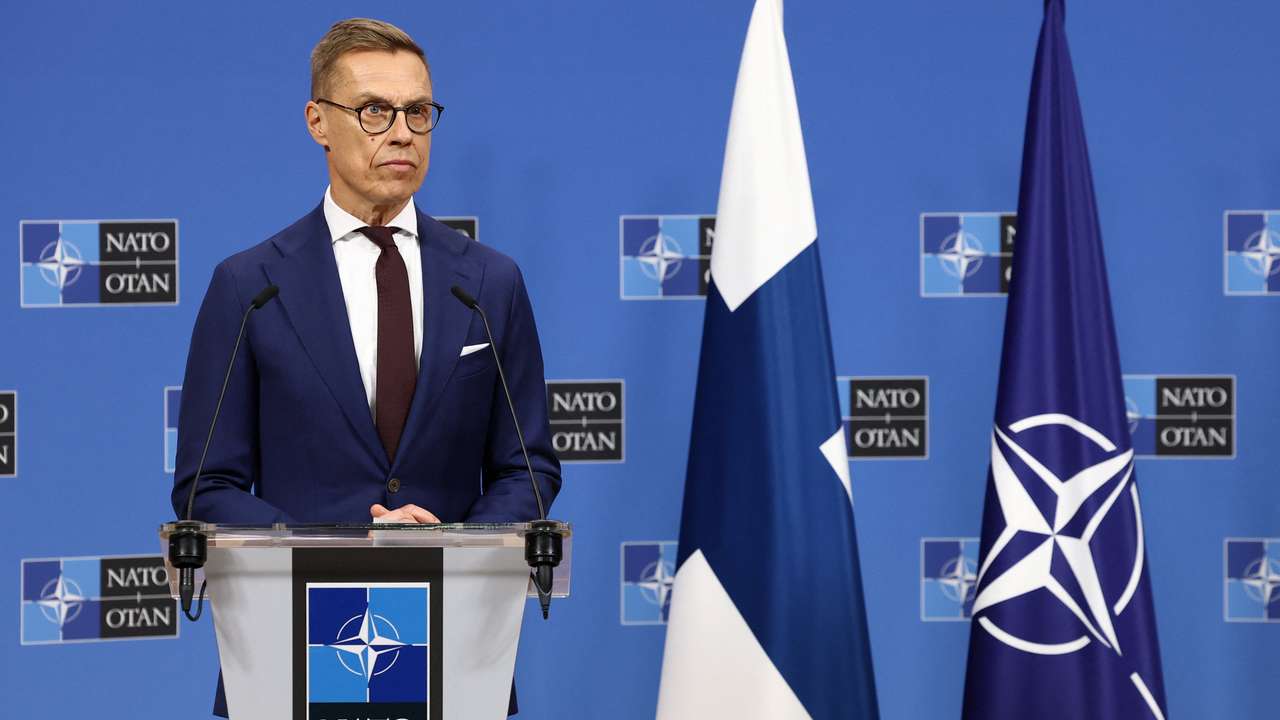 Finland's President Stubb and NATO Secretary General Rutte hold joint press conference in Brussels