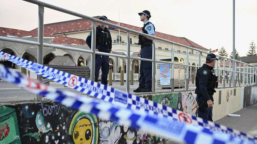 Aftermath of shooting incident at Bondi Beach, in Sydney