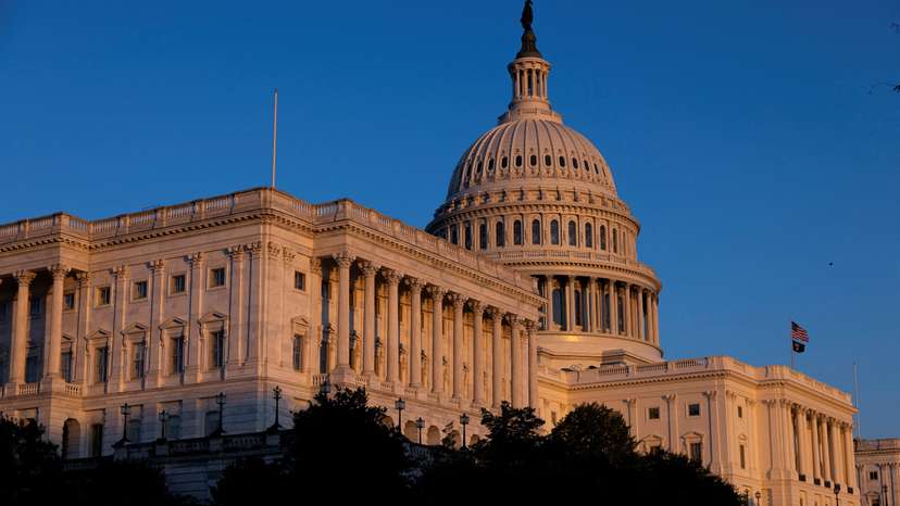 A view of the U.S. Capitol in Washington