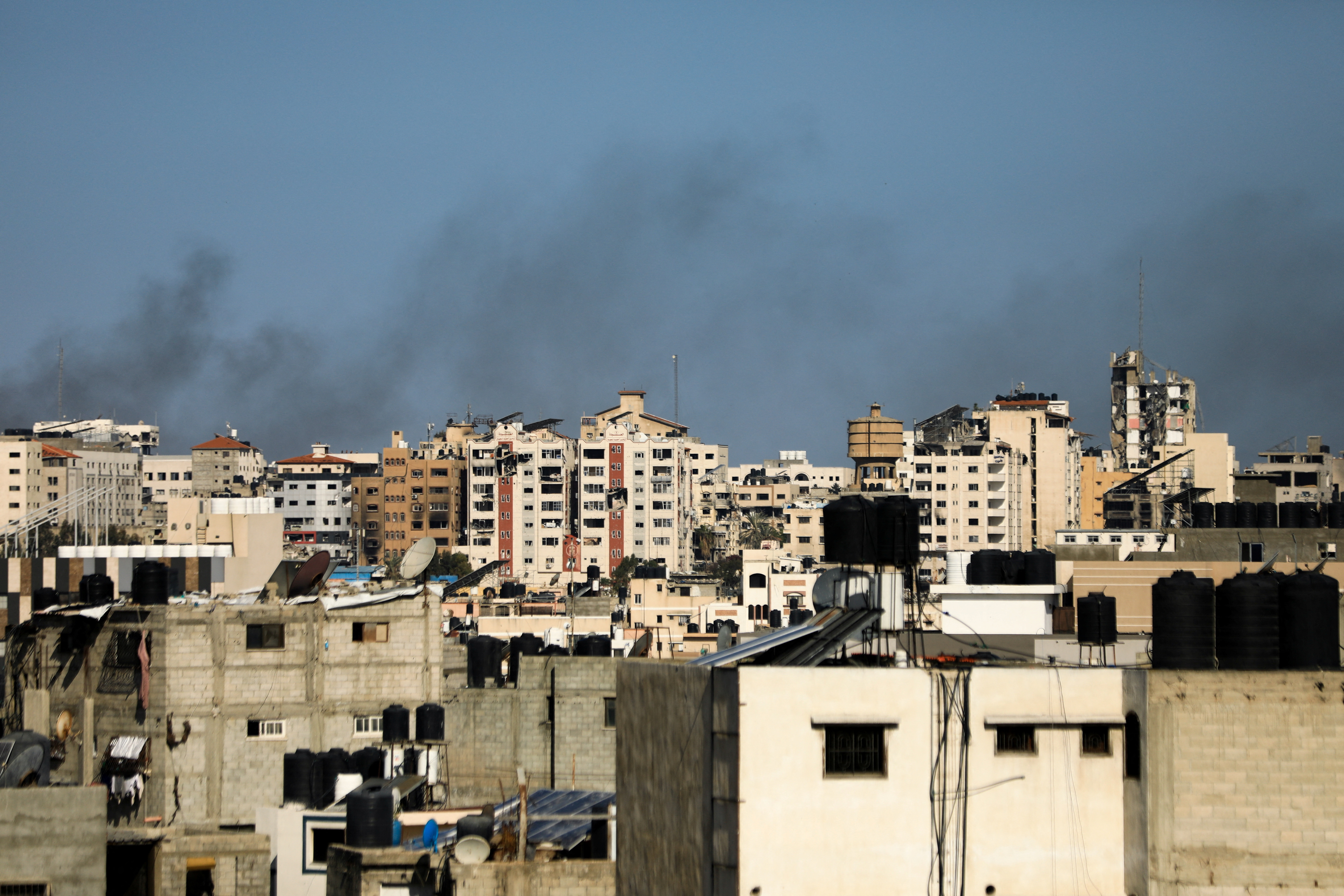 Israeli raid at Al Shifa hospital and the area around it, in Gaza City