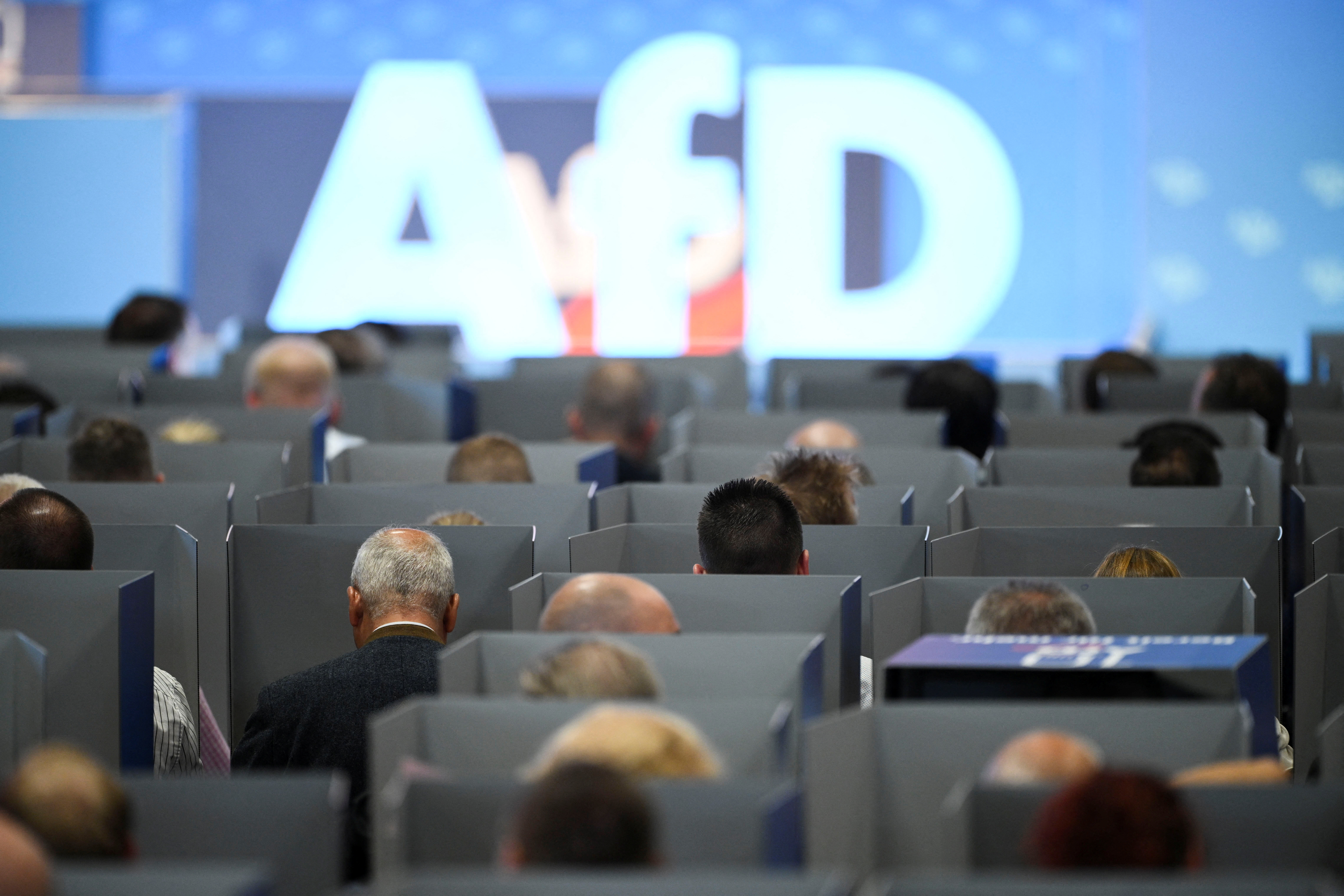 European election assembly 2023 of the Alternative for Germany (AfD) in Magdeburg