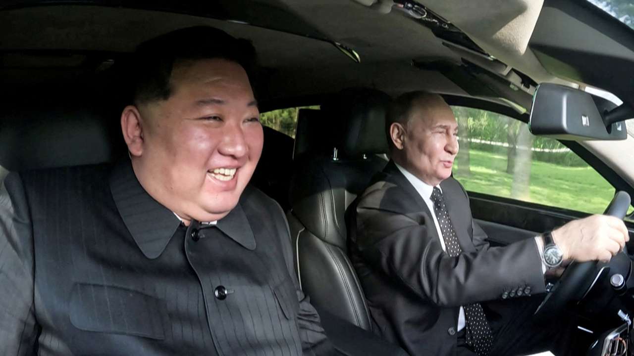 Russian President Putin visits North Korea