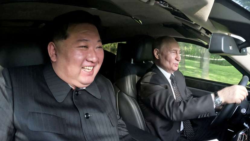Russian President Putin visits North Korea