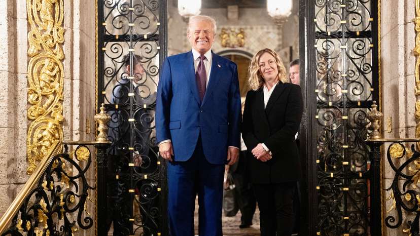 Italian PM Meloni visits Mar-a-Lago in Palm Beach