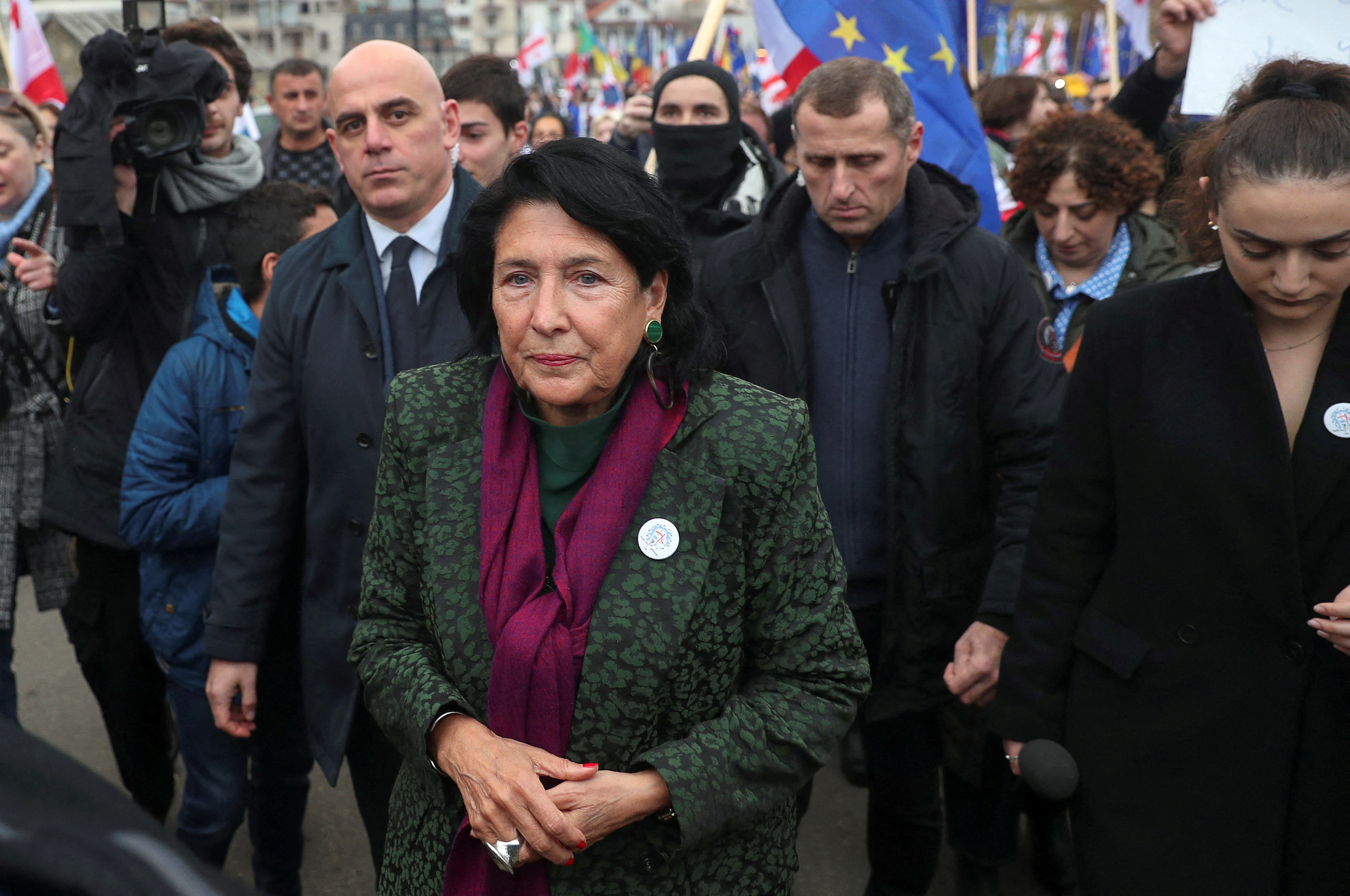 FILE PHOTO: Pro-Europe rally in Tbilisi