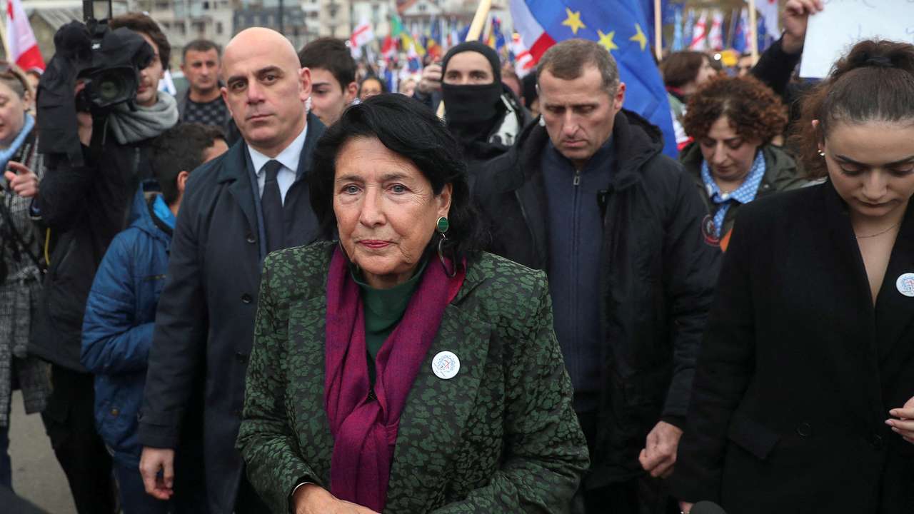 FILE PHOTO: Pro-Europe rally in Tbilisi