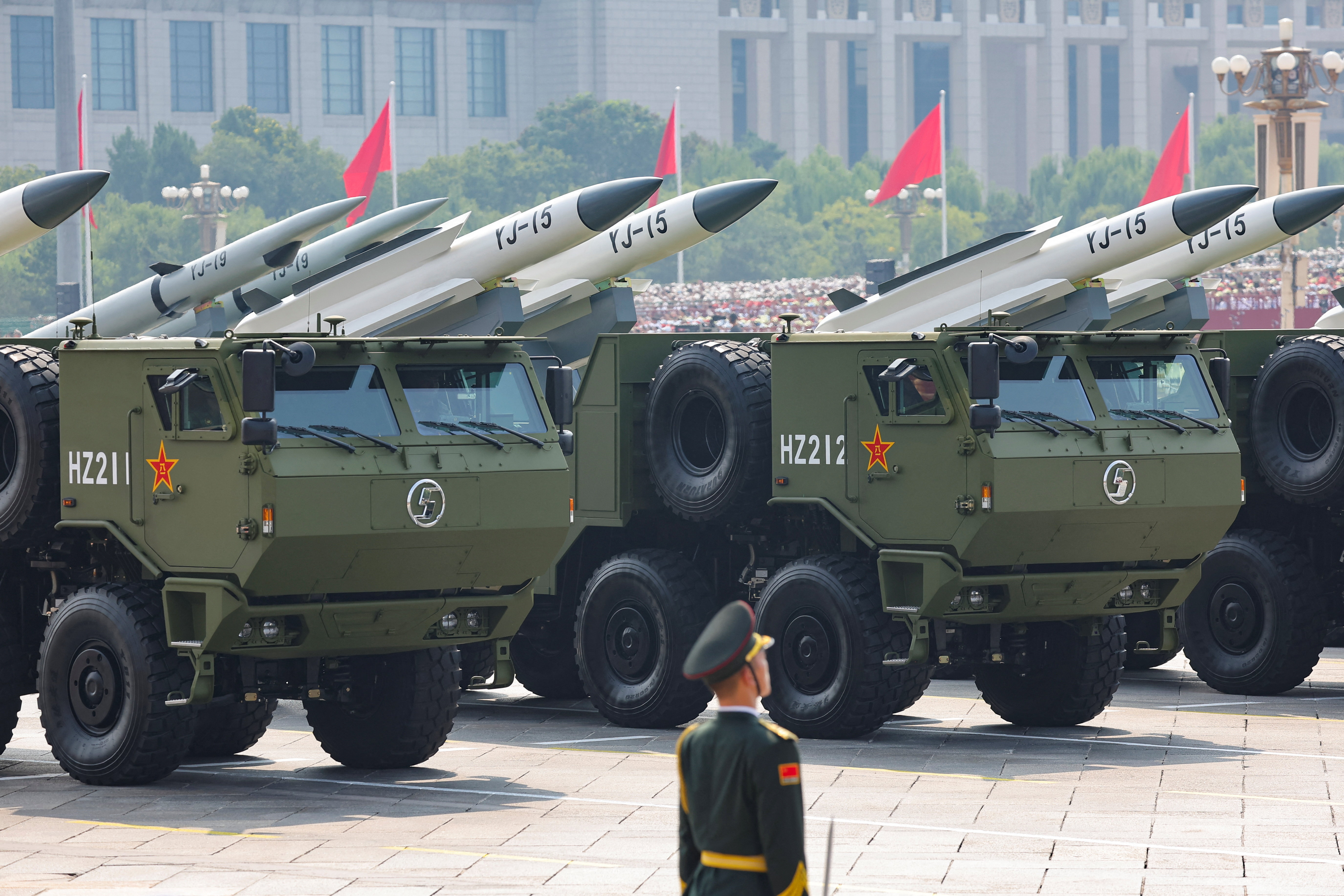 Military parade to mark the 80th anniversary of the end of World War Two, in Beijing