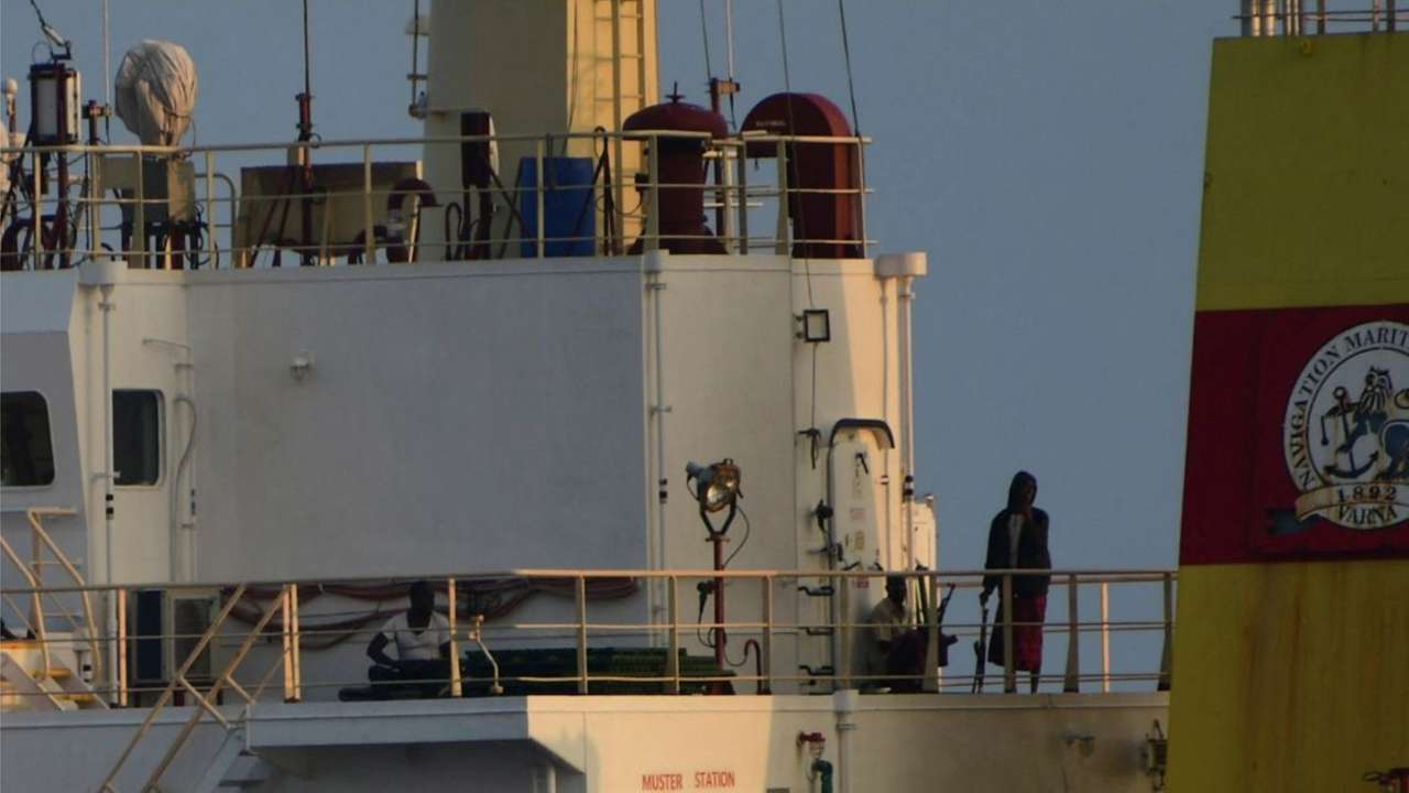 Maltese-flagged bulk cargo vessel Ruen intercepted by the Indian Navy
