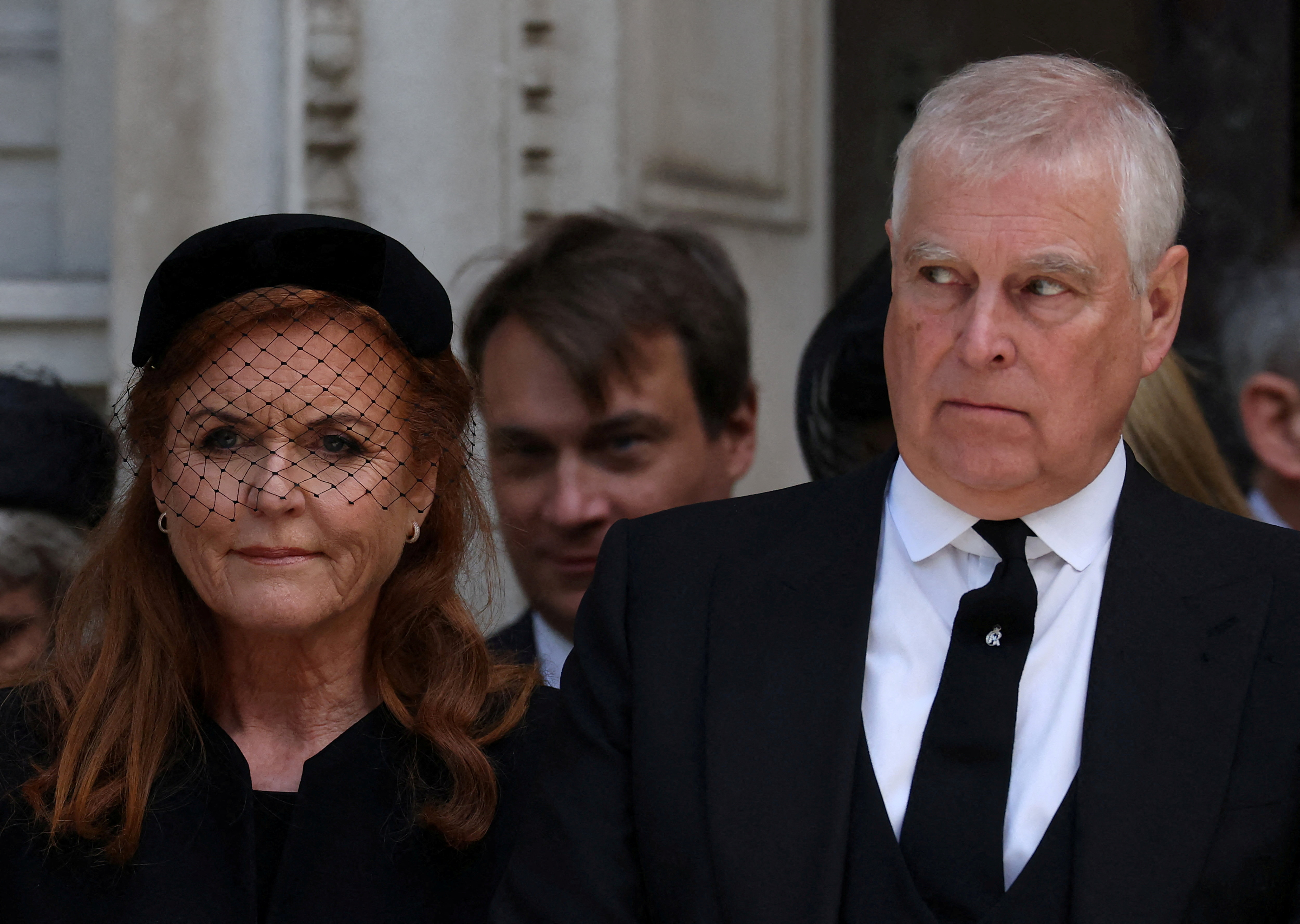 FILE PHOTO: Britain's Sarah Ferguson, Duchess of York, attends funeral service for Britain's Katharine, Duchess of Kent, in London