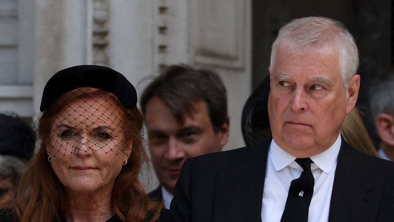 FILE PHOTO: Britain's Sarah Ferguson, Duchess of York, attends funeral service for Britain's Katharine, Duchess of Kent, in London