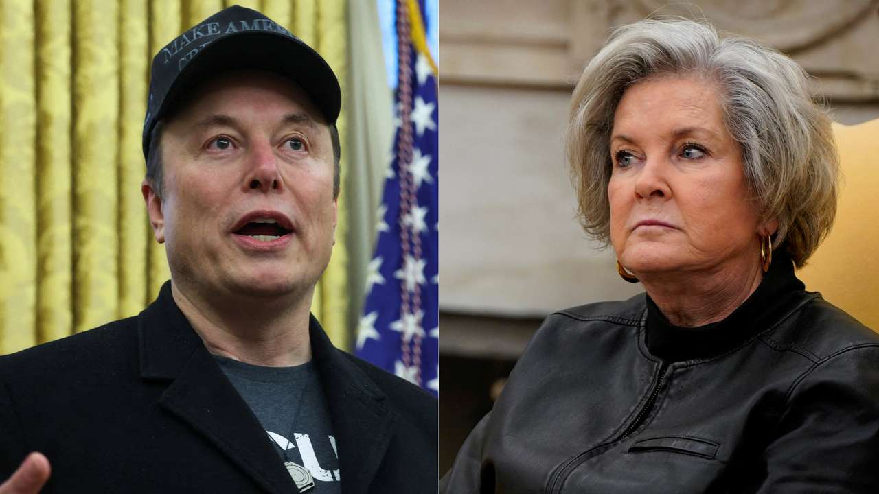 Elon Musk and Susie Wiles