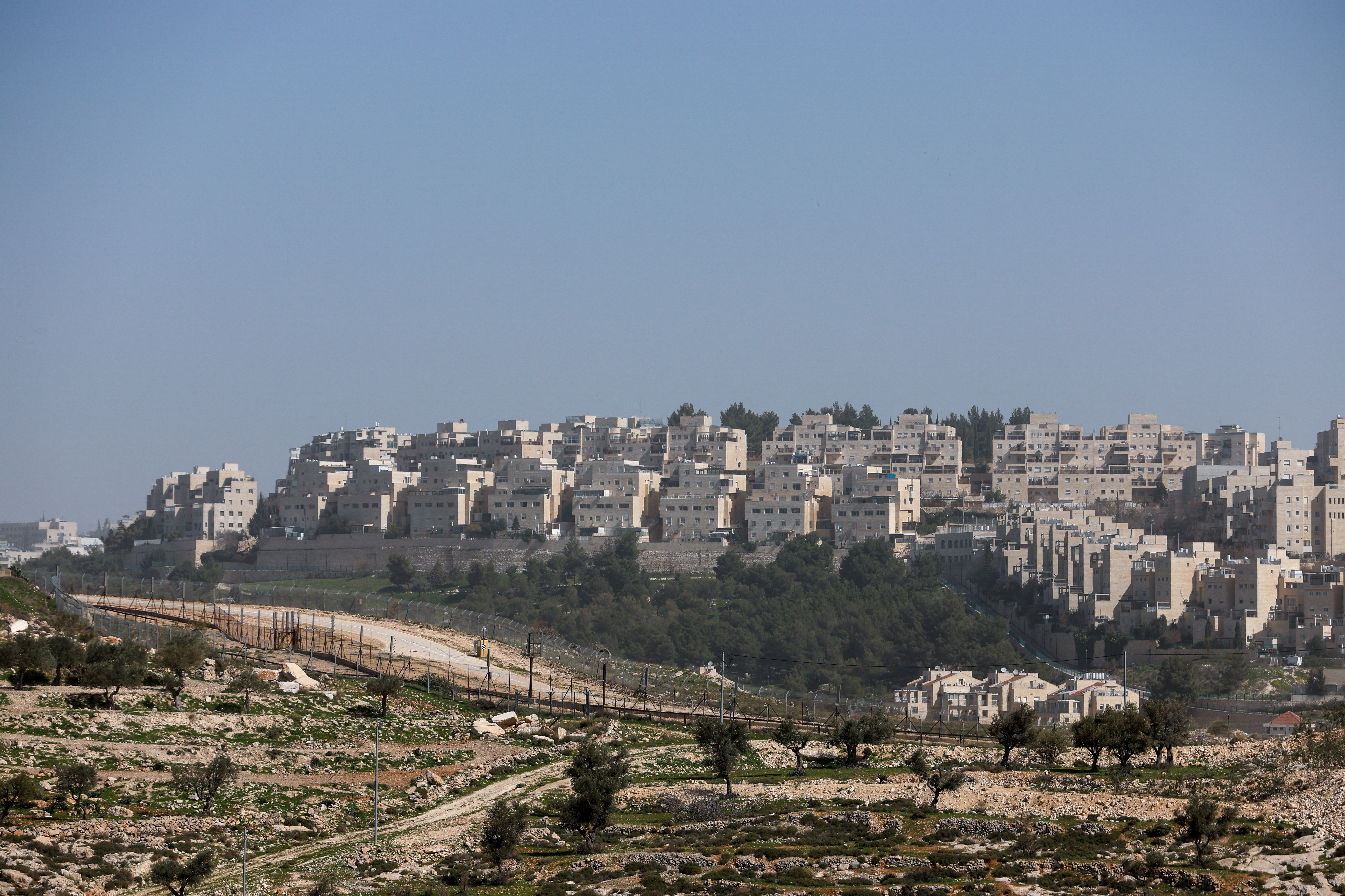Israeli settlement near Bethlehem in the Israeli-occupied West Bank