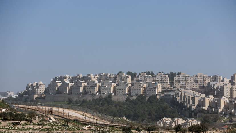 Israeli settlement near Bethlehem in the Israeli-occupied West Bank