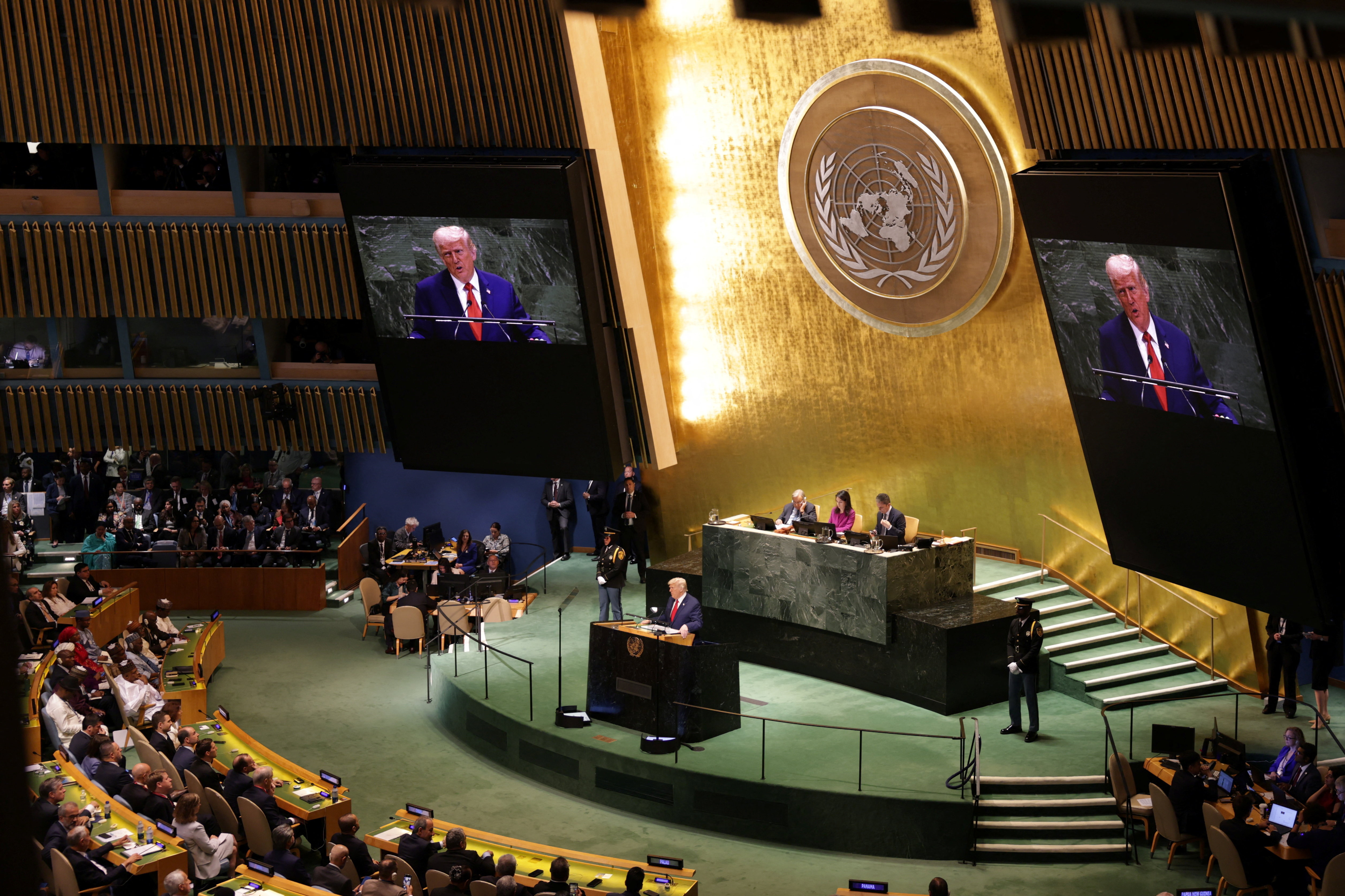 U.S. President Trump attends 80th United Nations General Assembly, in New York City