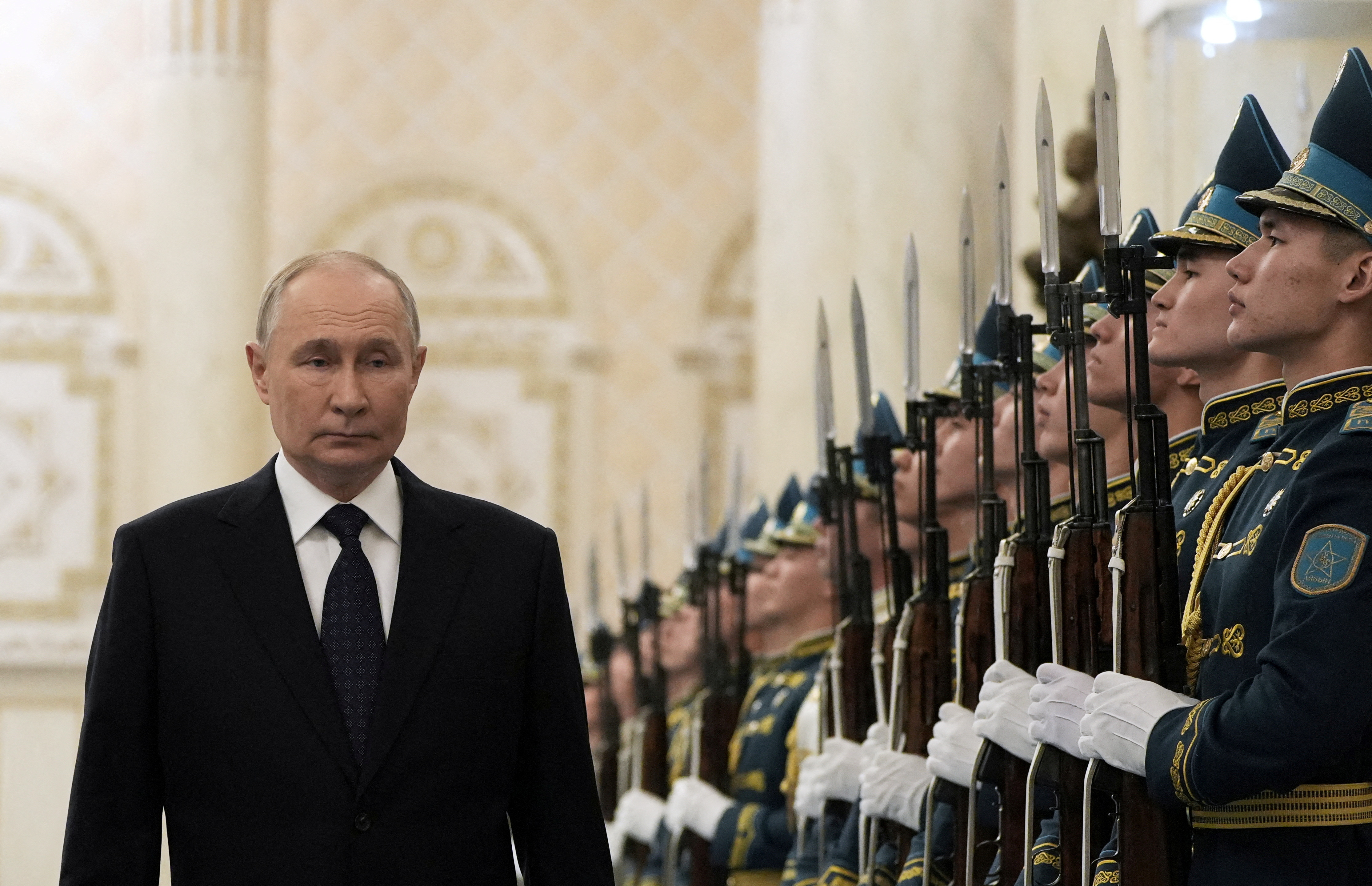 Russian President Putin visits Kazakhstan