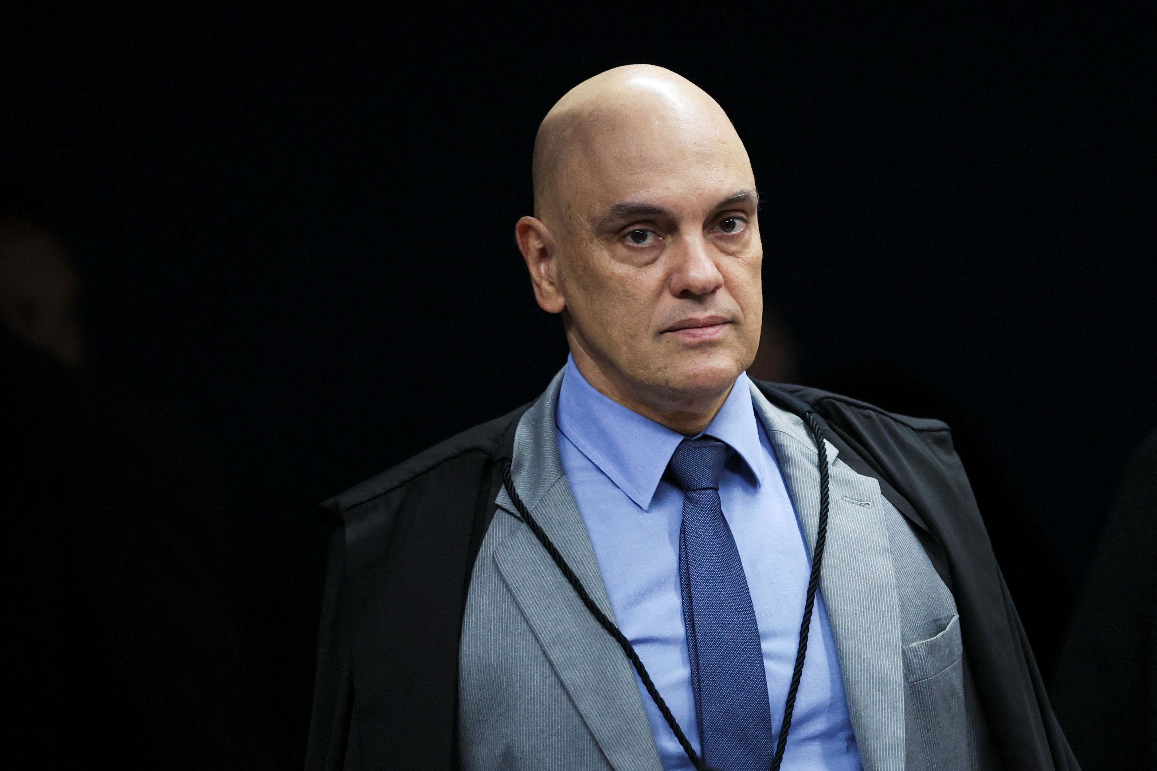 Brazil's Supreme Court Judge Alexandre de Moraes attends a session of the Supreme Court, in Brasilia