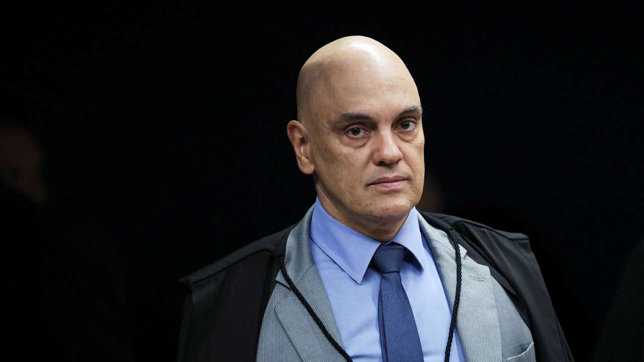 Brazil's Supreme Court Judge Alexandre de Moraes attends a session of the Supreme Court, in Brasilia