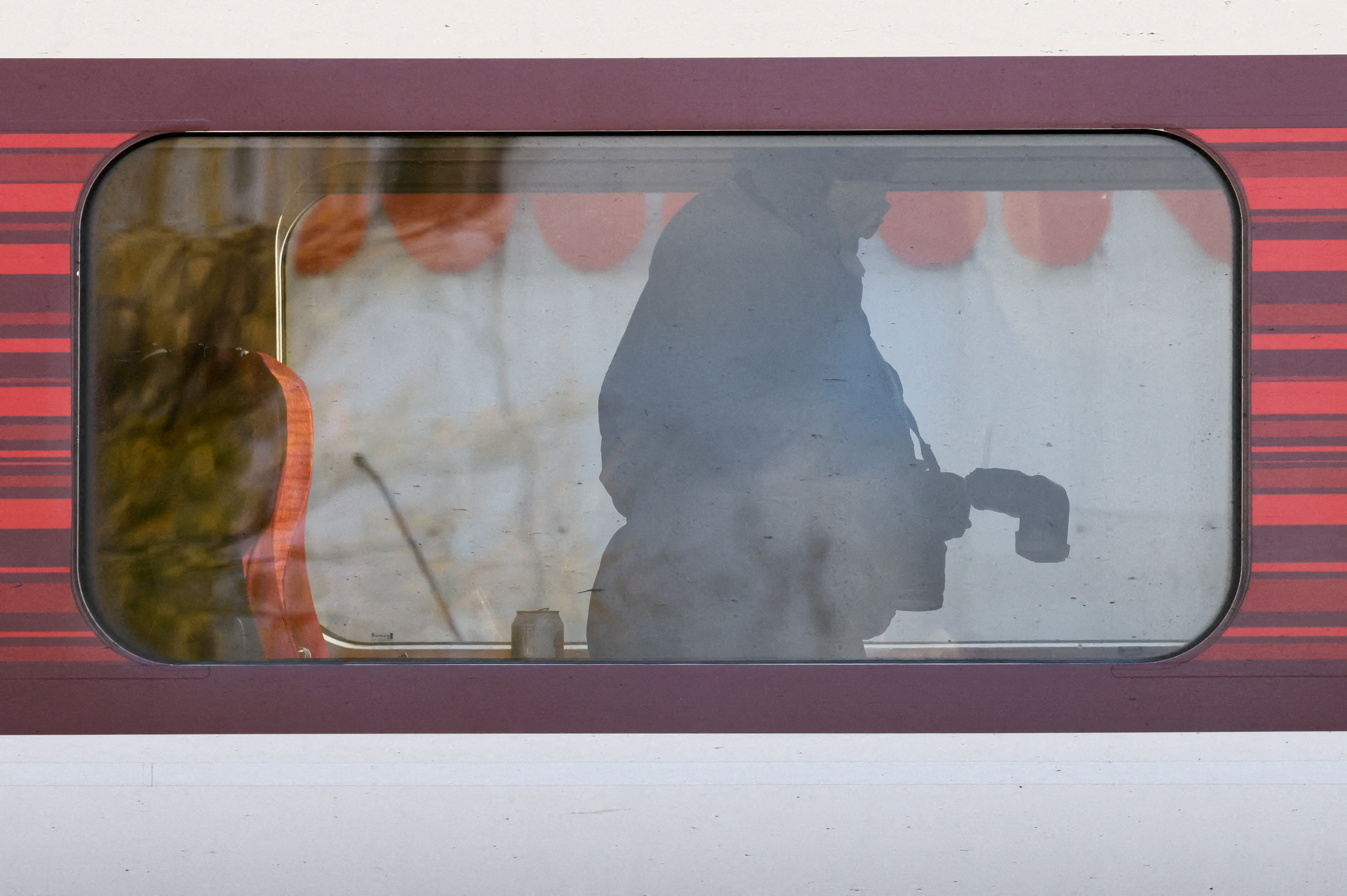 Aftermath of a stabbing incident on a LNER train, at Huntingdon Station