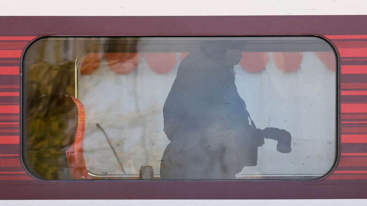 Aftermath of a stabbing incident on a LNER train, at Huntingdon Station