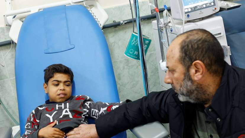 Gaza boy on dialysis afraid he will never see his family again