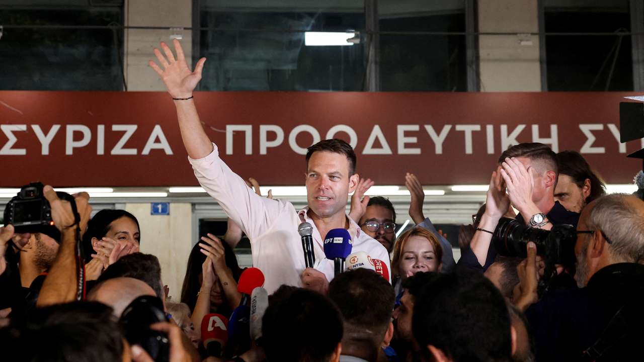FILE PHOTO: Greek leftist party Syriza, the country's main opposition, elects new leader